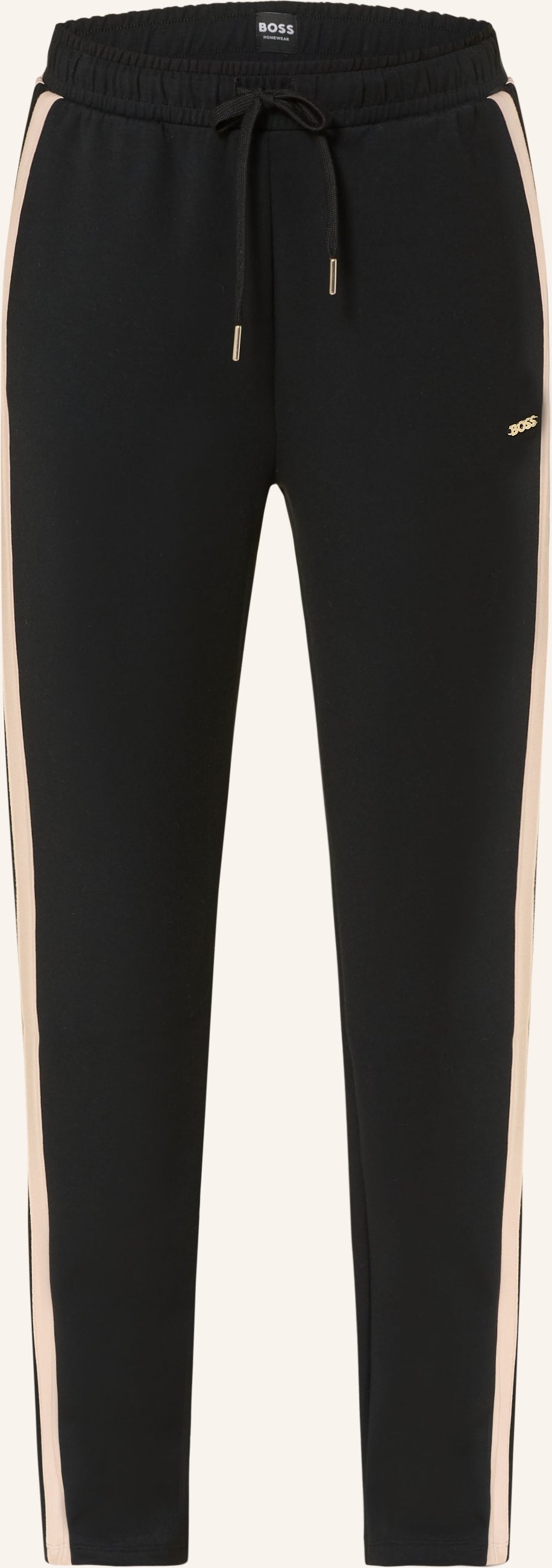 Boss Lounge-Hose Mirage Mit Galonstreifen schwarz