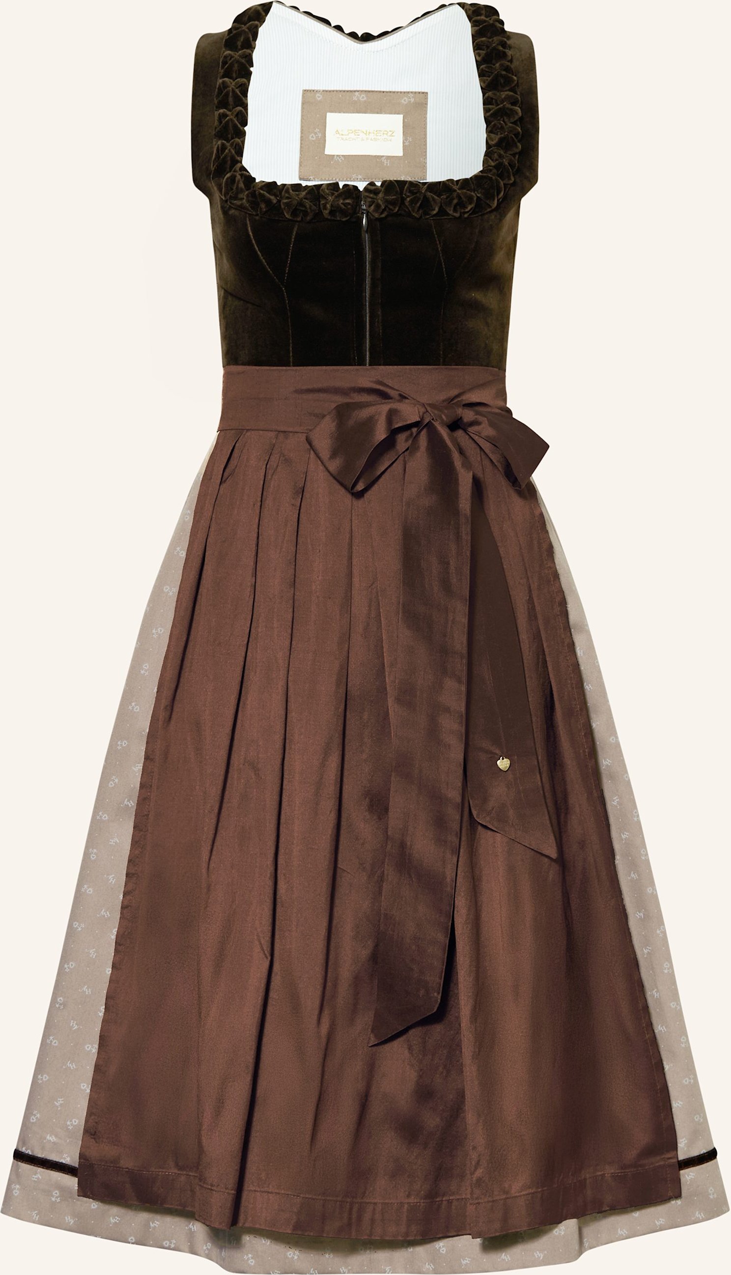Thumbnail - Alpenherz Dirndl Josephine braun
