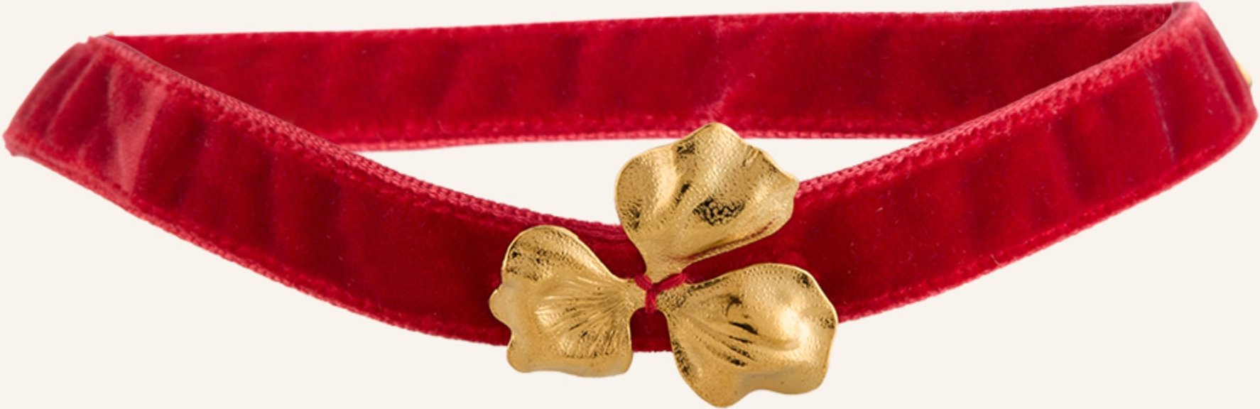 Seenberg Samt-Choker rot