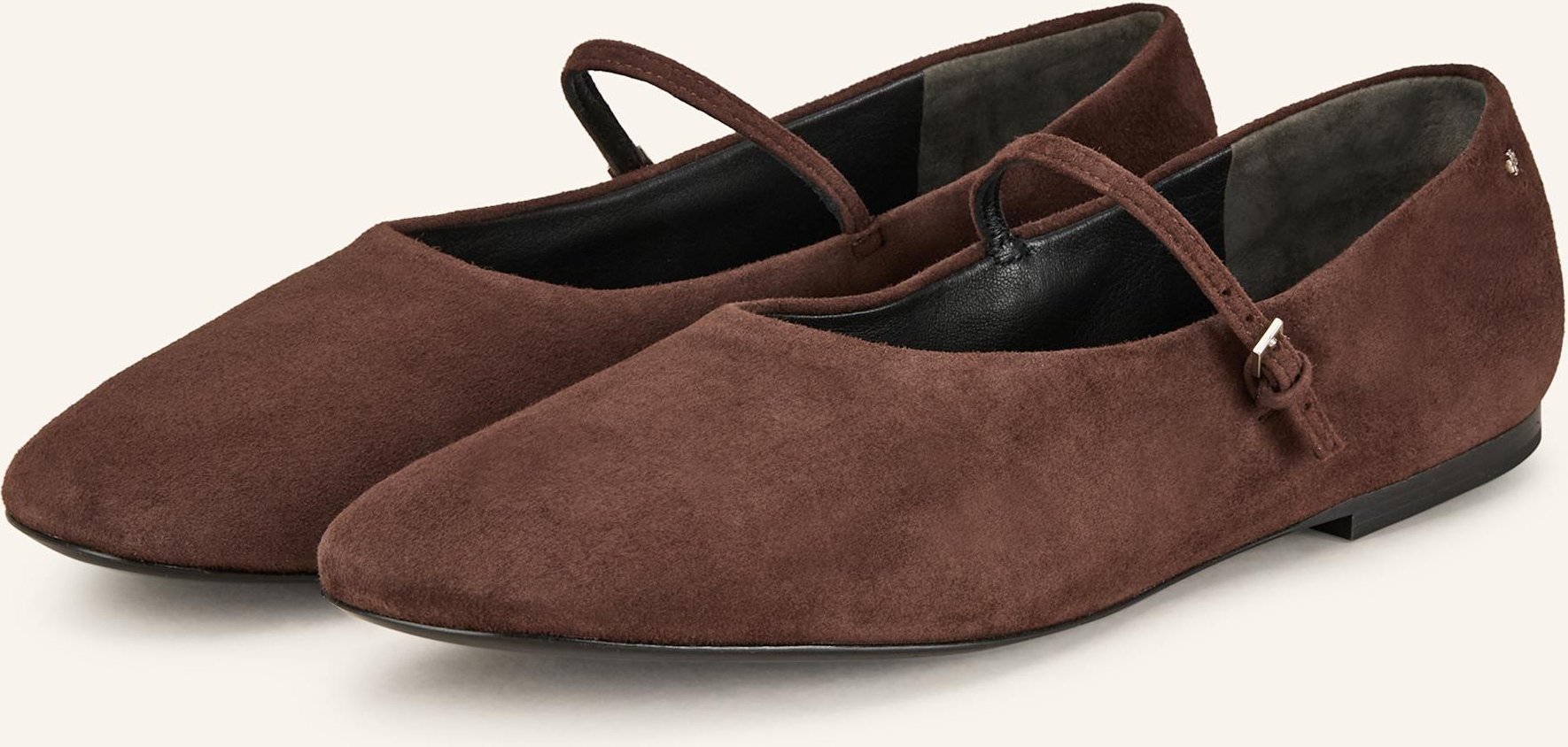 Tory Burch Mary-Jane-Ballerinas braun