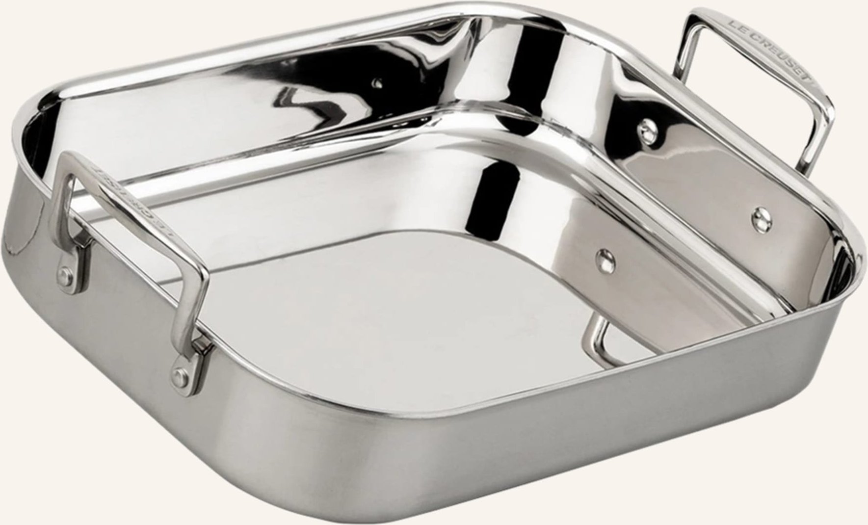 Le Creuset Bratreine 3-Ply silber