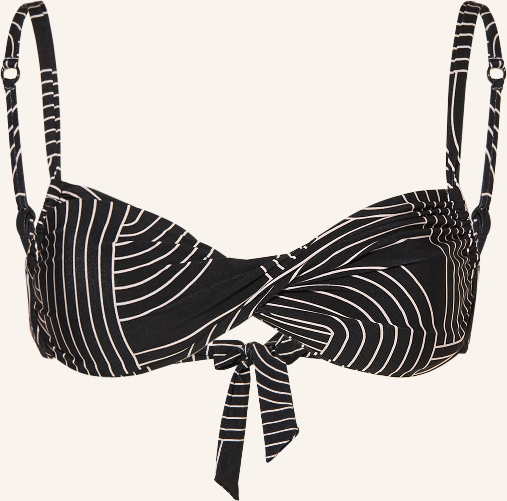 Watercult Bralette-Bikini-Top Line Set schwarz