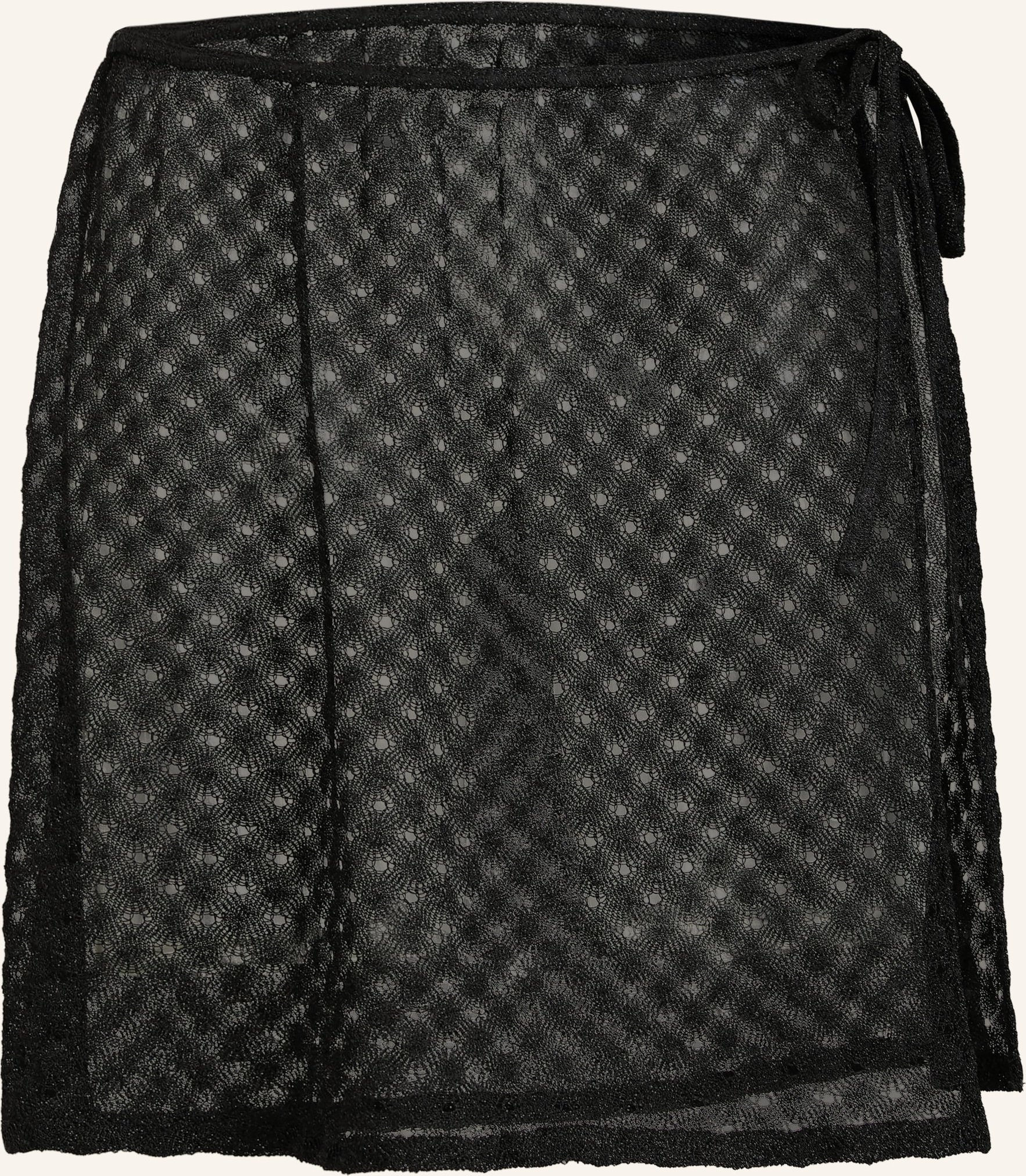 Missoni Wickelrock Mit Glitzergarn schwarz