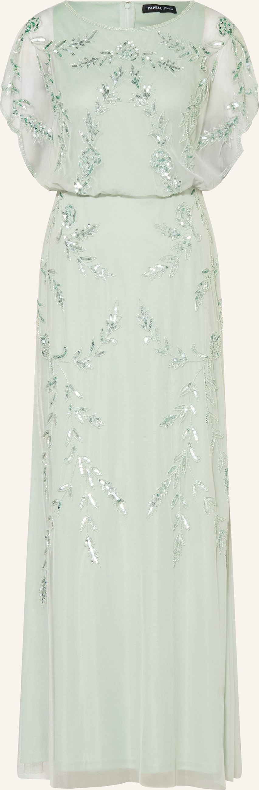 Adrianna Papell Abendkleid Mit Pailletten Und Schmuckperlen gruen