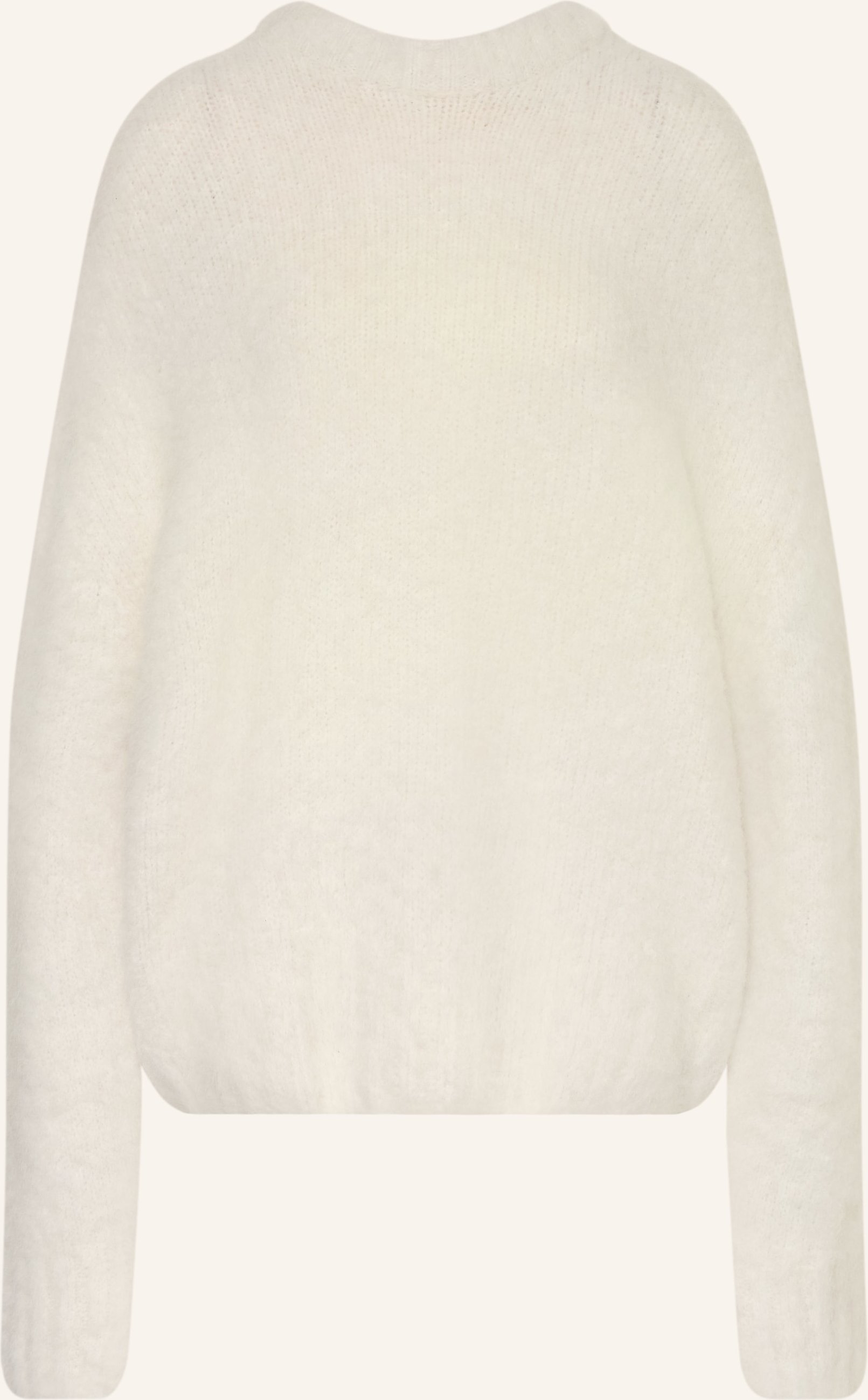 Black Palms Alpaka-Pullover Momo weiss