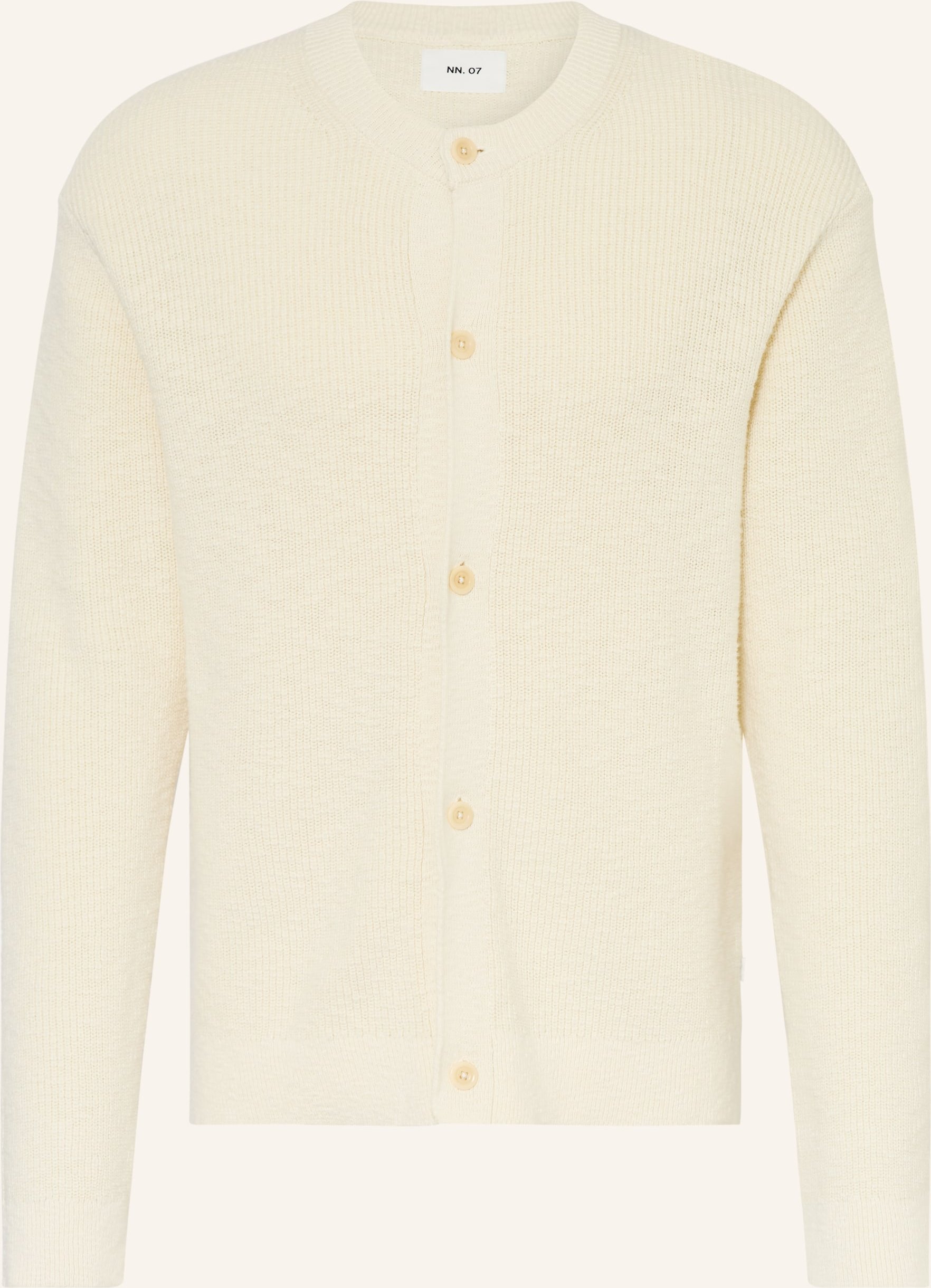 Nn.07 Strickjacke Jasper weiss