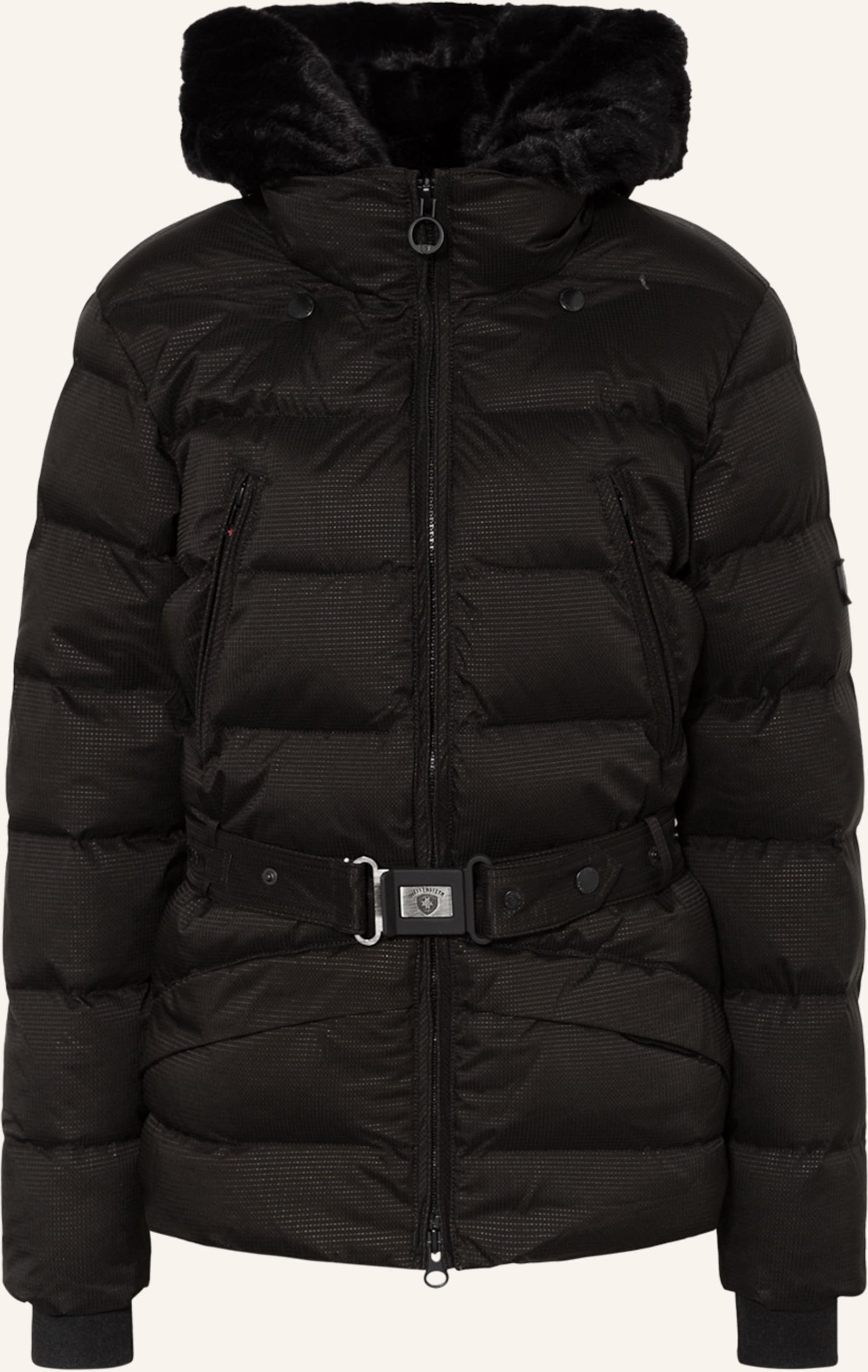 Wellensteyn Steppjacke Mayfair Mit Abnehmbarere Blende schwarz