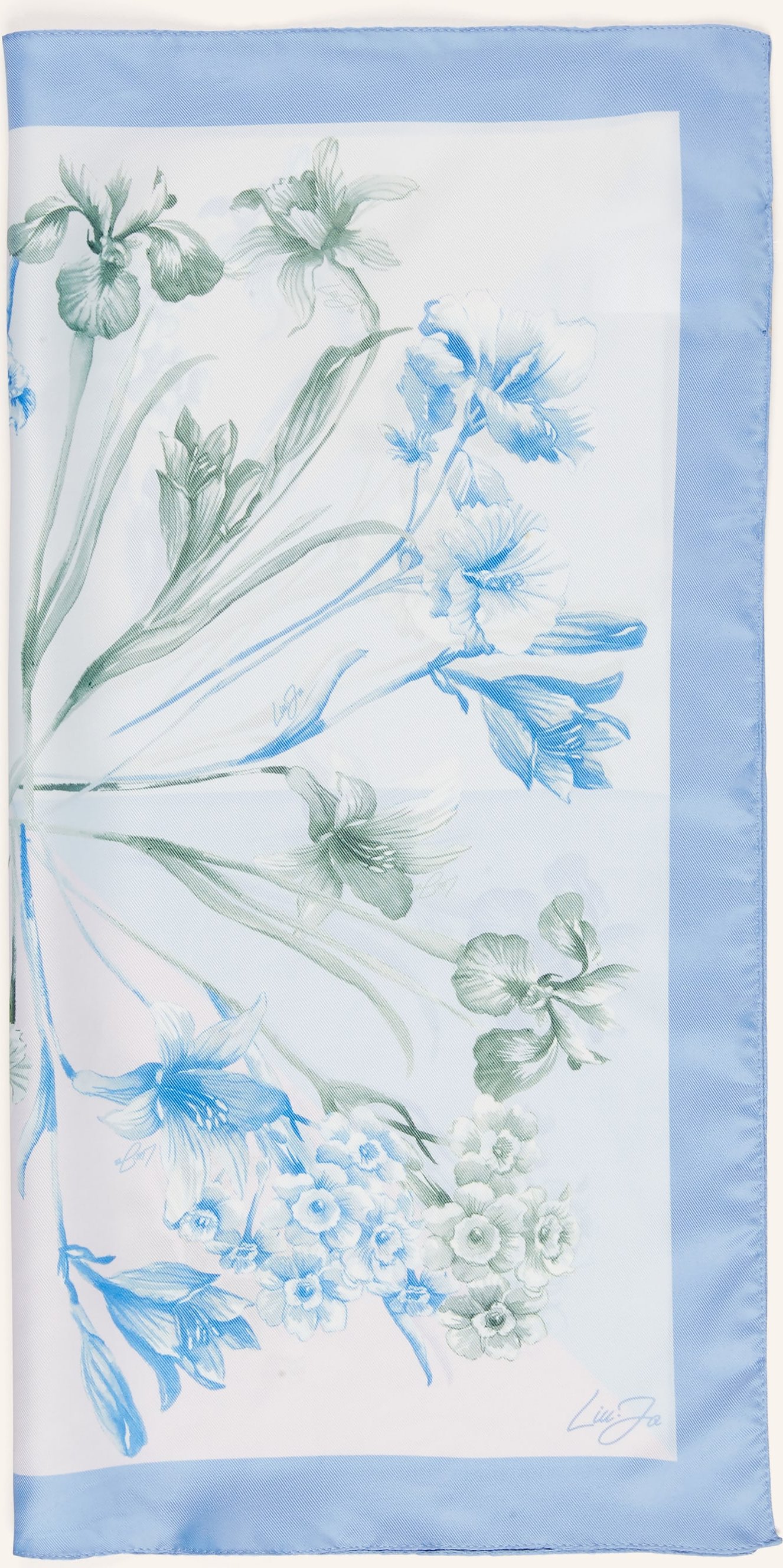 Liu Jo Satintuch blau