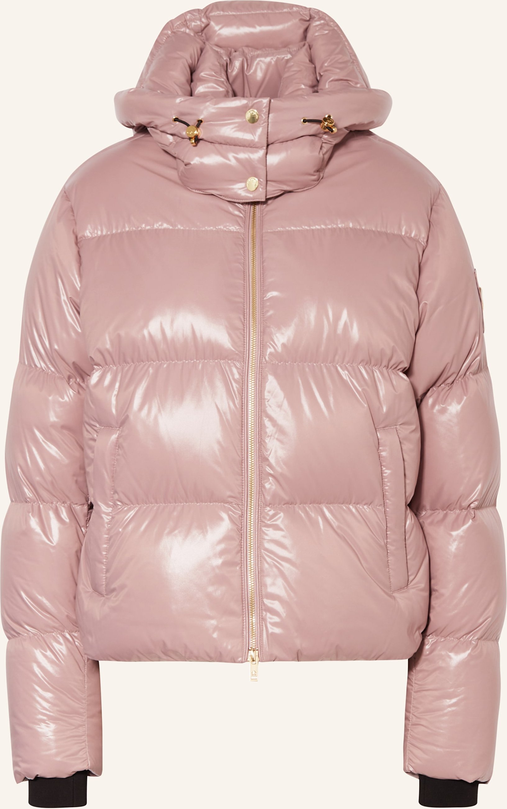 Thumbnail - Moose Knuckles Daunenjacke Moonstone Mit Abnehmbarer Kapuze rosa