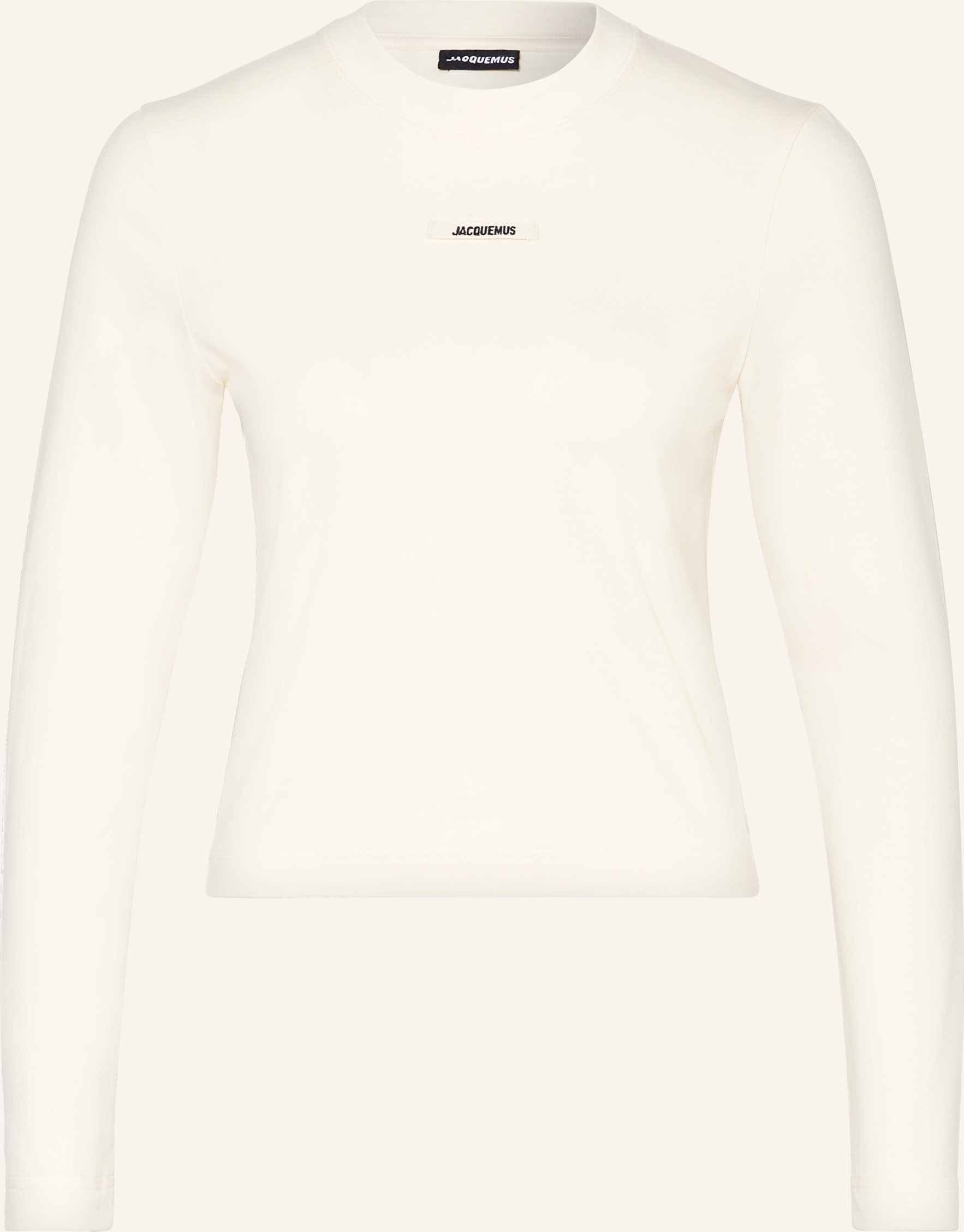 Jacquemus Longsleeve Le Tshirt Gros Grain beige