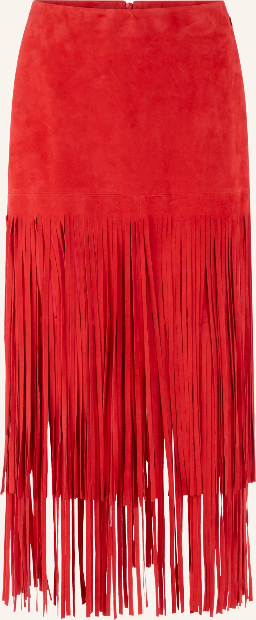 Marc Cain Lederrock rot