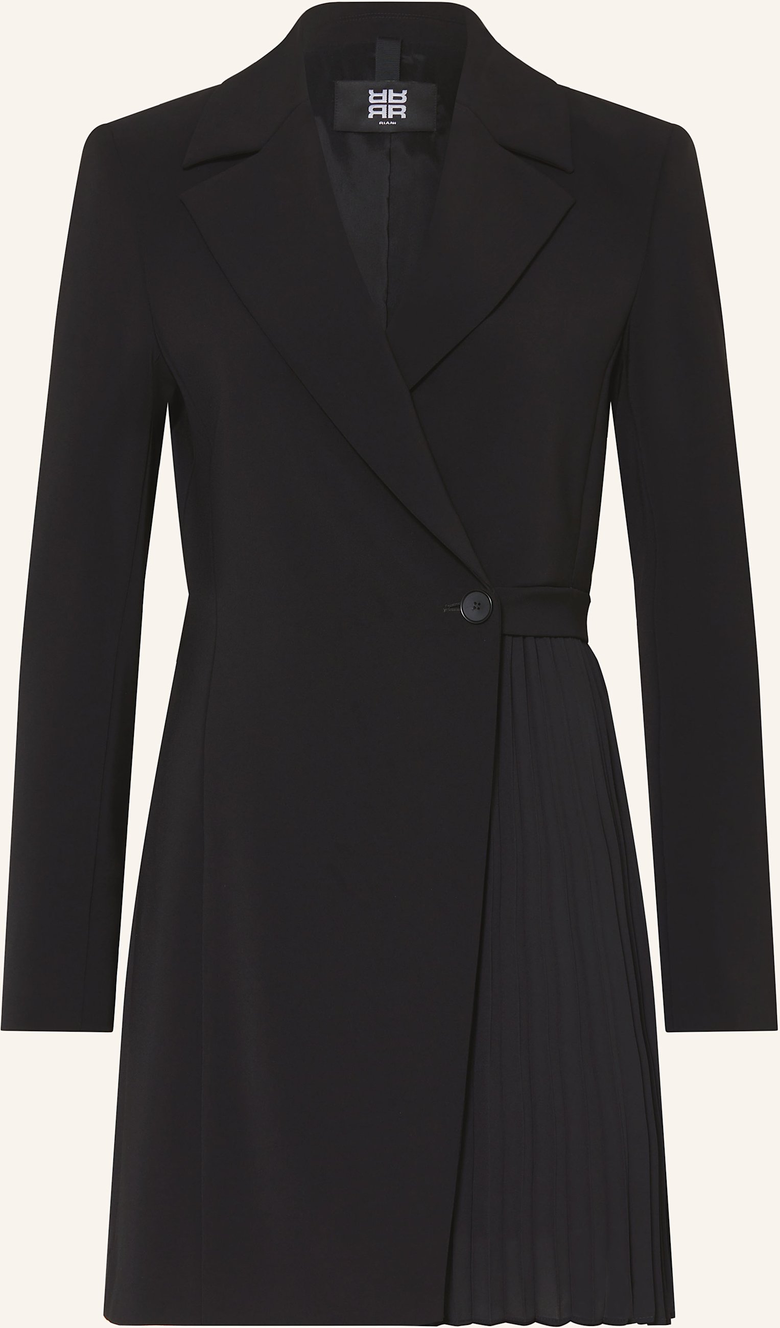 Riani Blazerkleid Mit Plissees schwarz