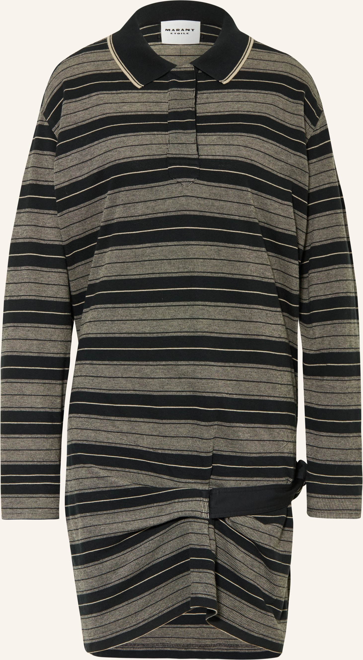 Marant Étoile Strick-Polokleid Isea schwarz