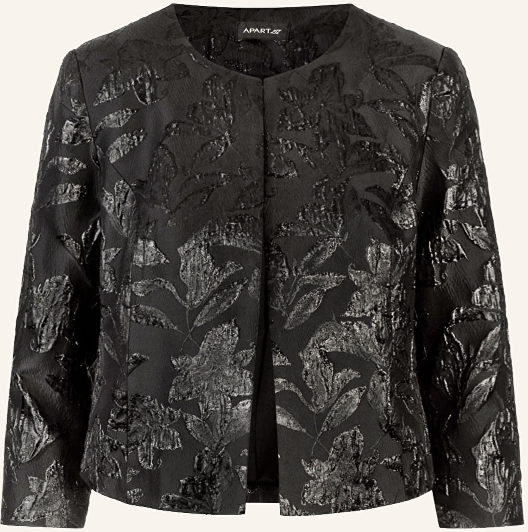 Apart Jacquard-Bolero Mit 3/4-Arm schwarz