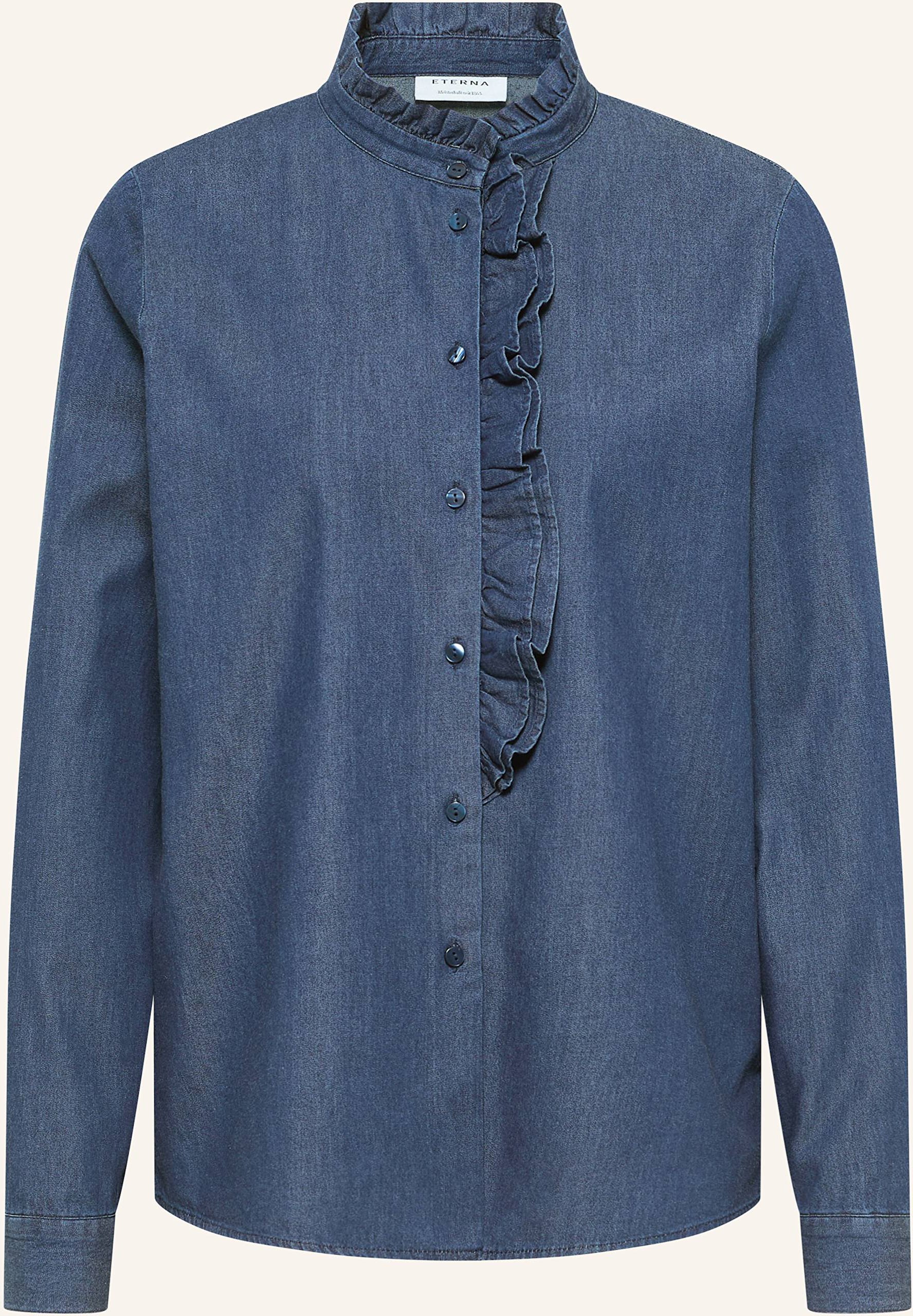 Eterna Jeansbluse blau