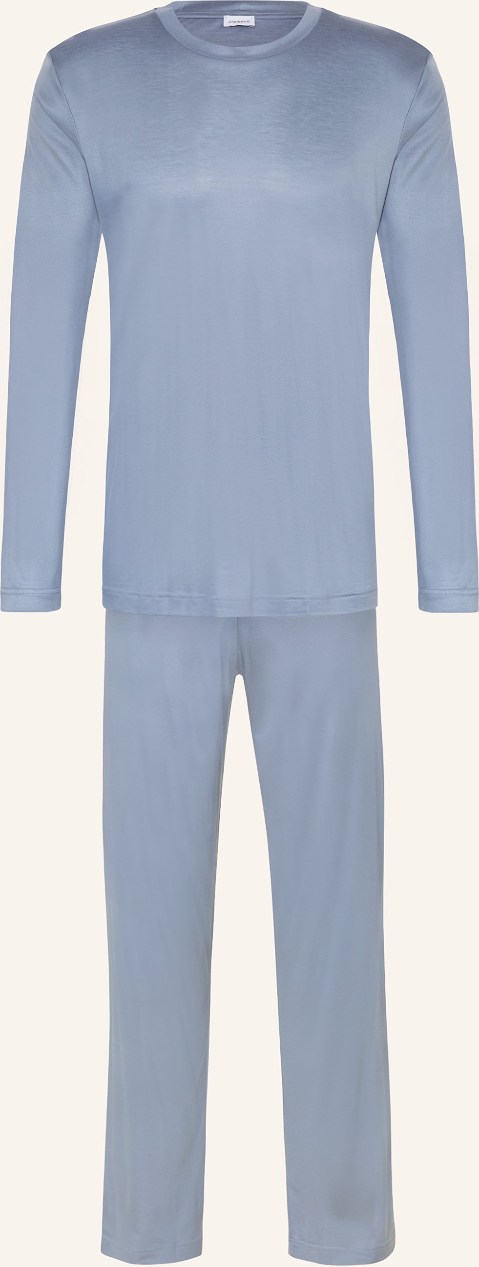 Zimmerli Schlafanzug Sustainable Luxury blau