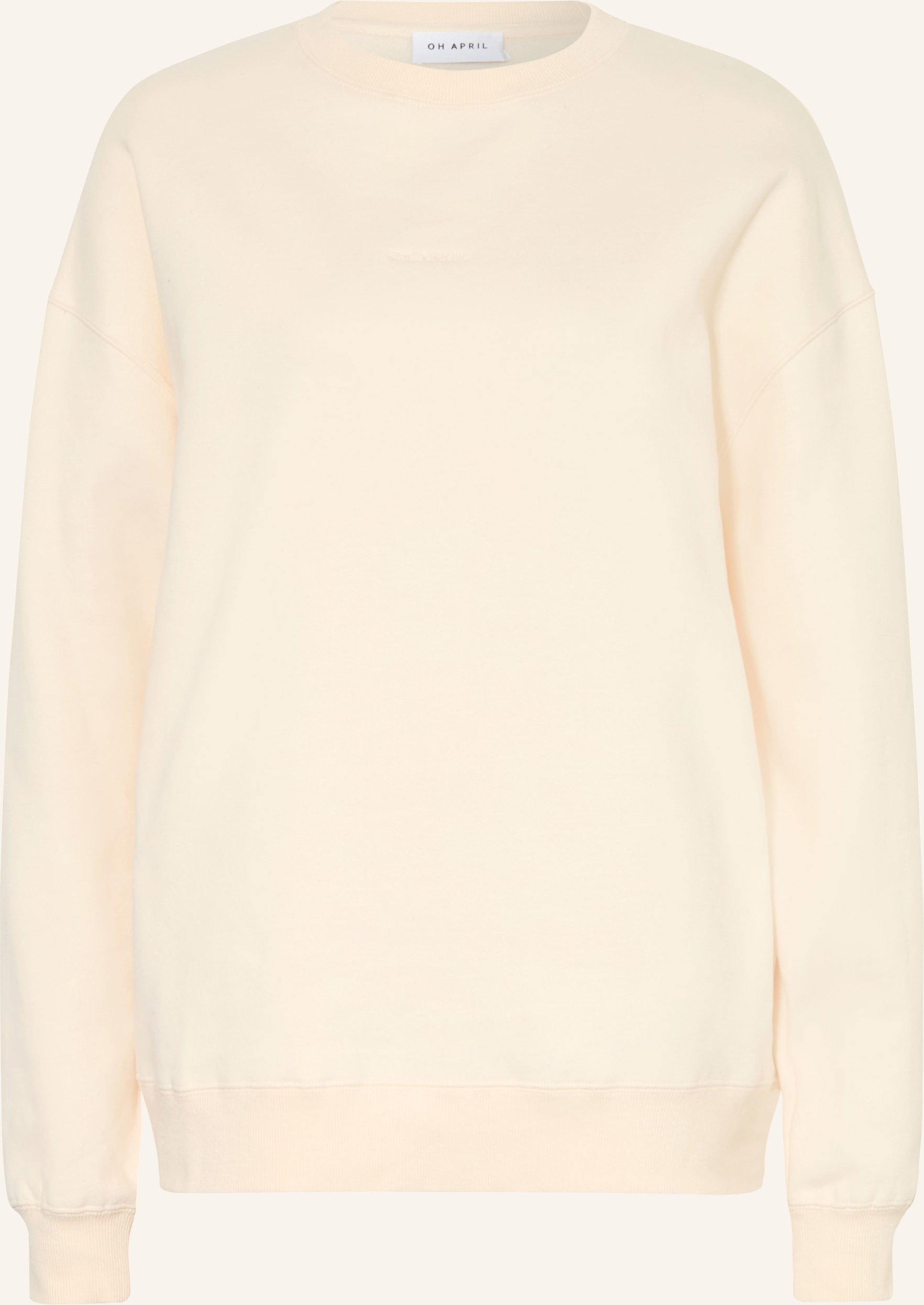 Oh April Oversized-Sweatshirt Pancake beige