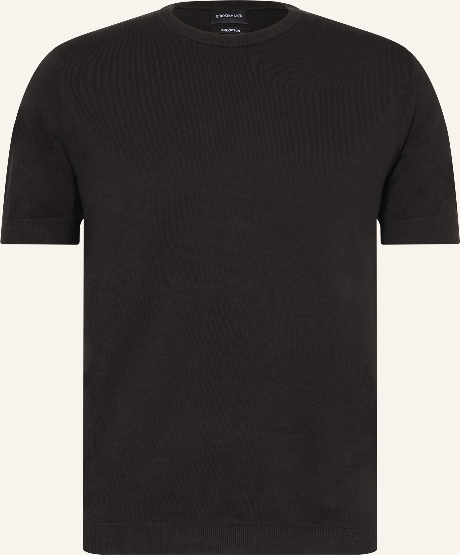 Strokesman's Strickshirt schwarz