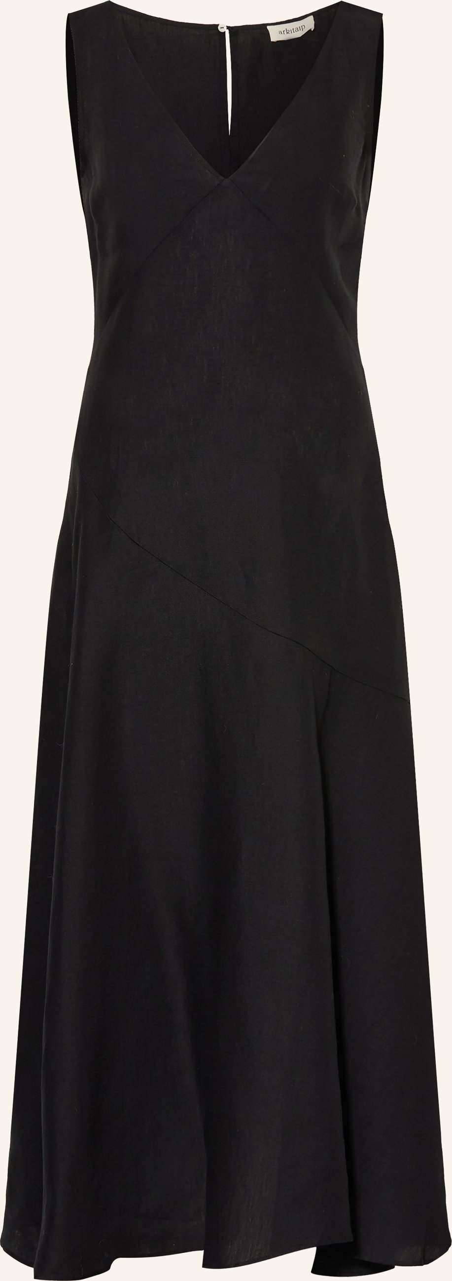 Arkitaip Leinenkleid Athena schwarz
