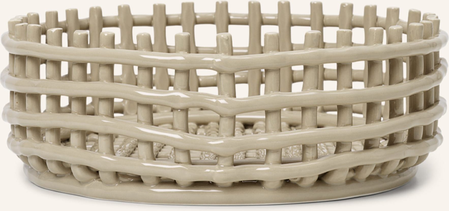 Ferm Living Korb Ceramic beige