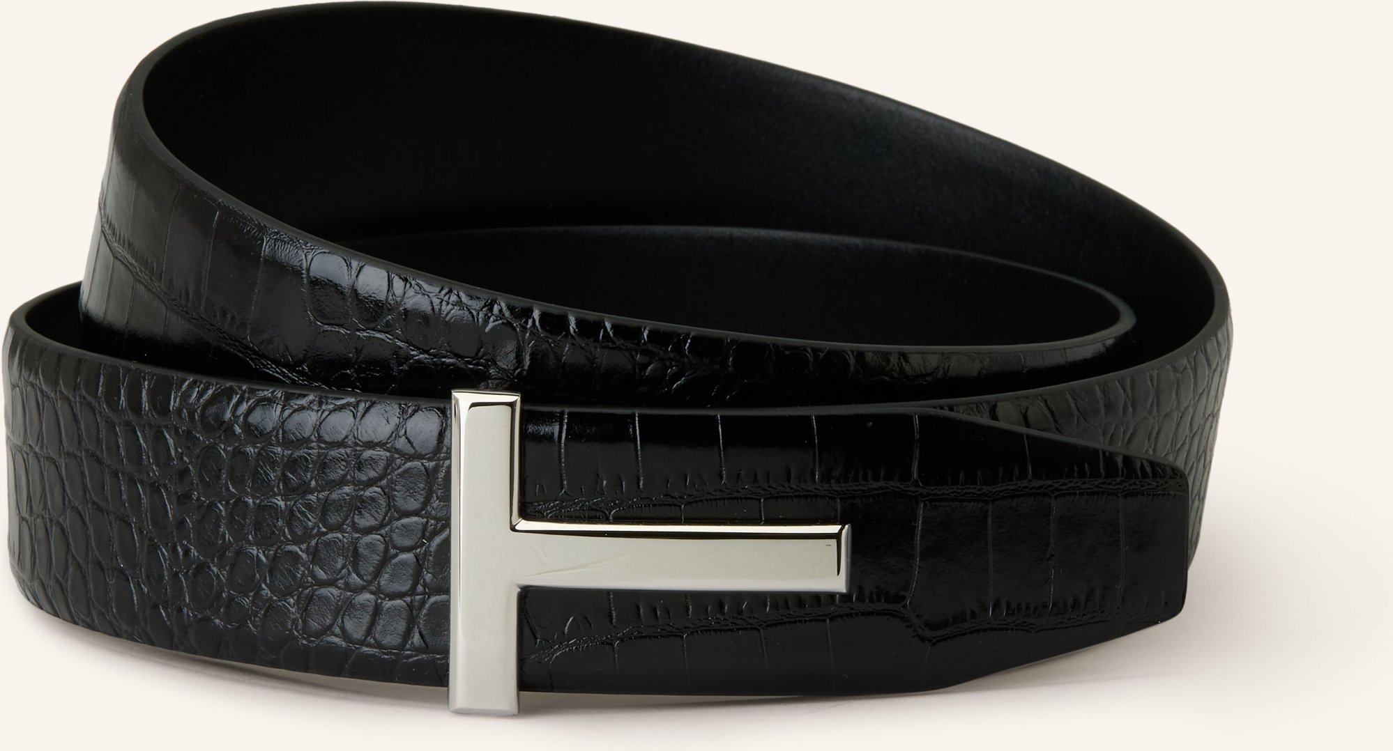 Tom Ford Ledergürtel schwarz