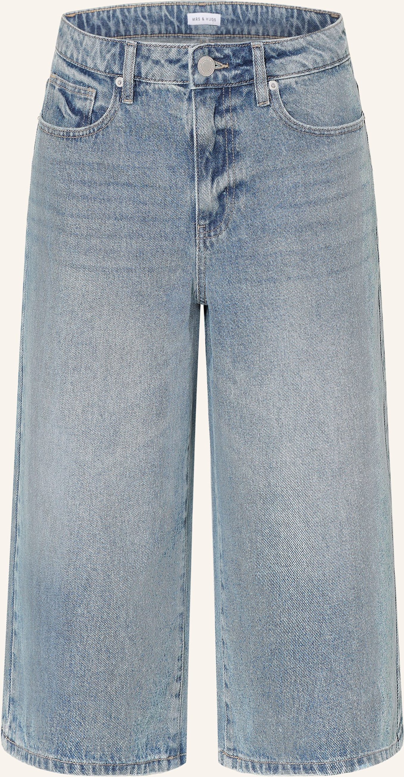 Mrs & Hugs 3/4-Jeans blau
