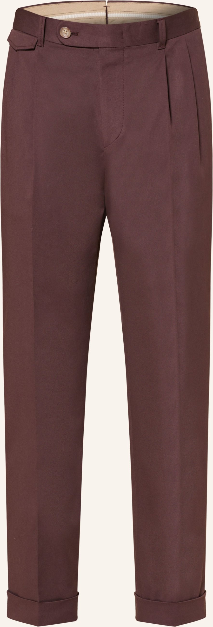 Windsor. Anzughose Extra Slim Fit rot