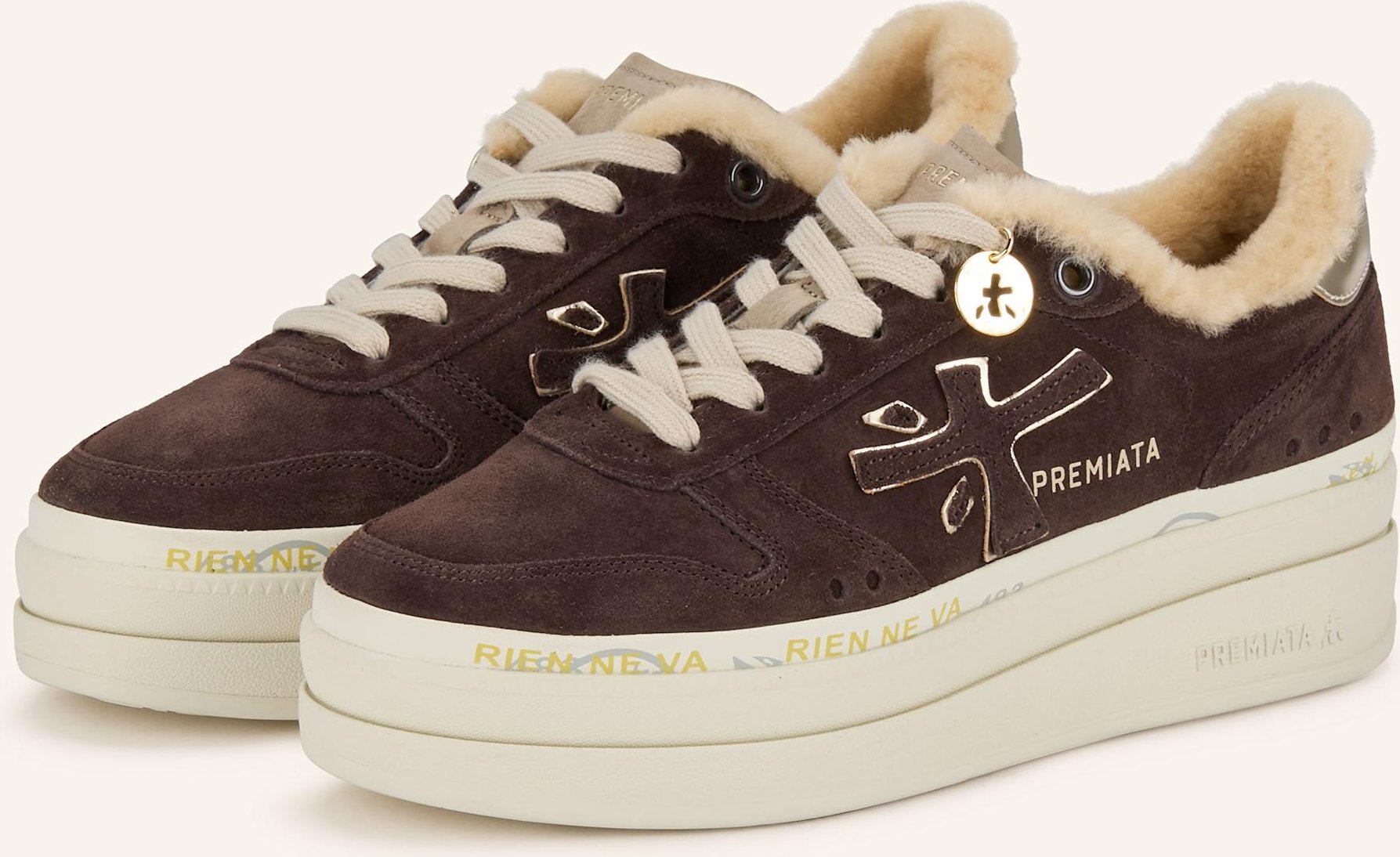 Premiata Sneaker Micol braun