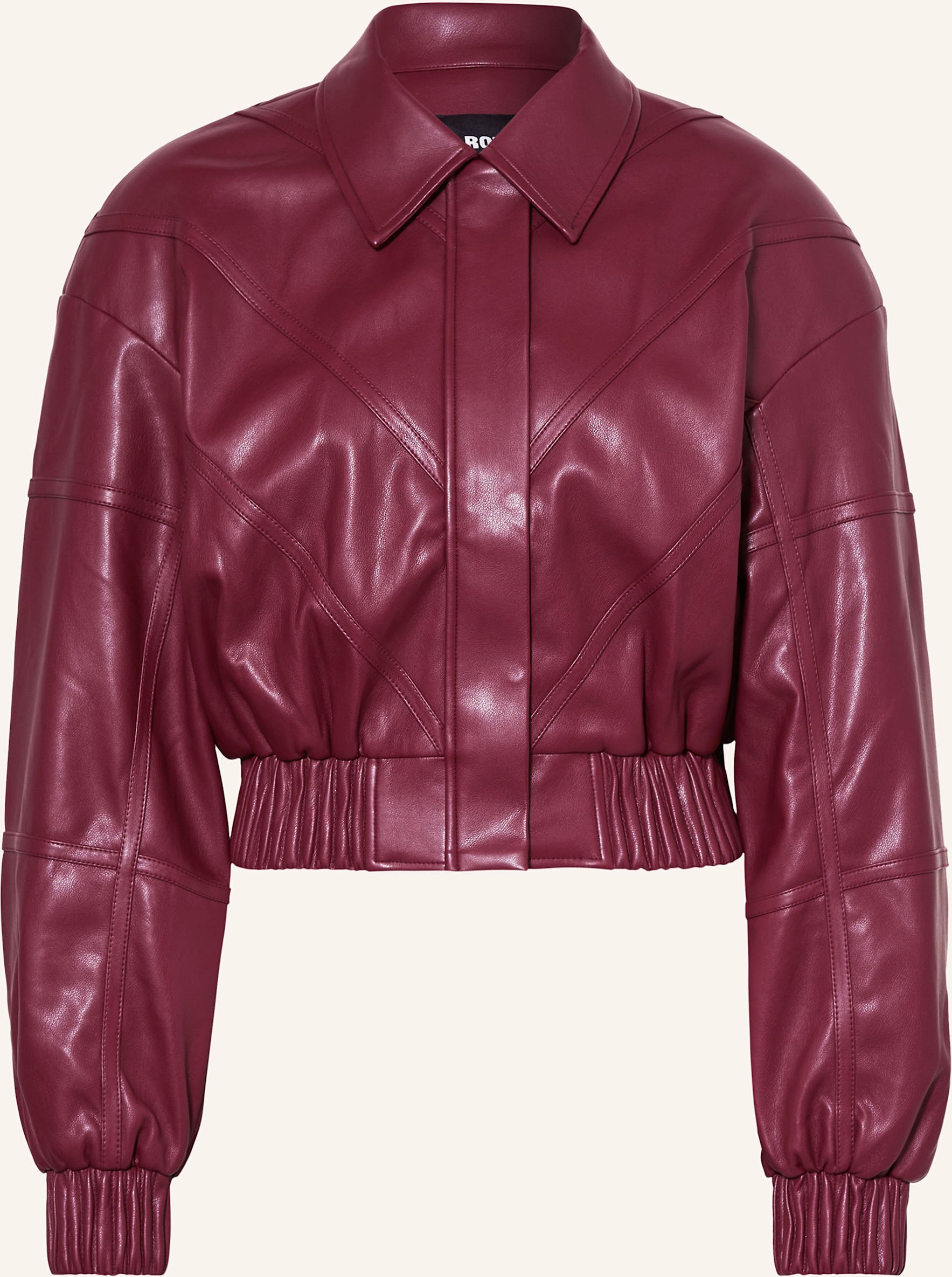 Rotate Blouson In Lederoptik rot