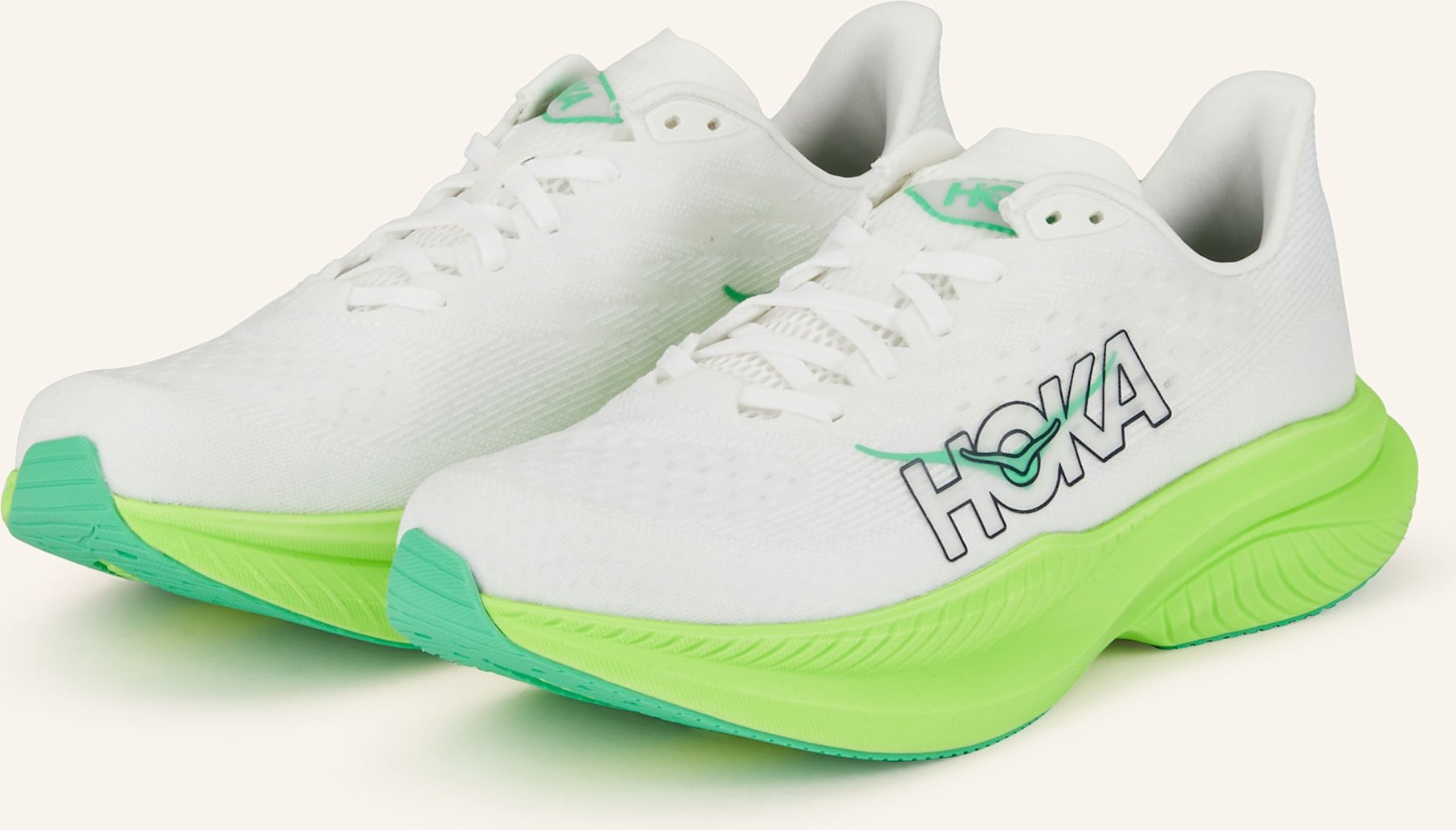 Hoka Laufschuhe Mach 6 weiss