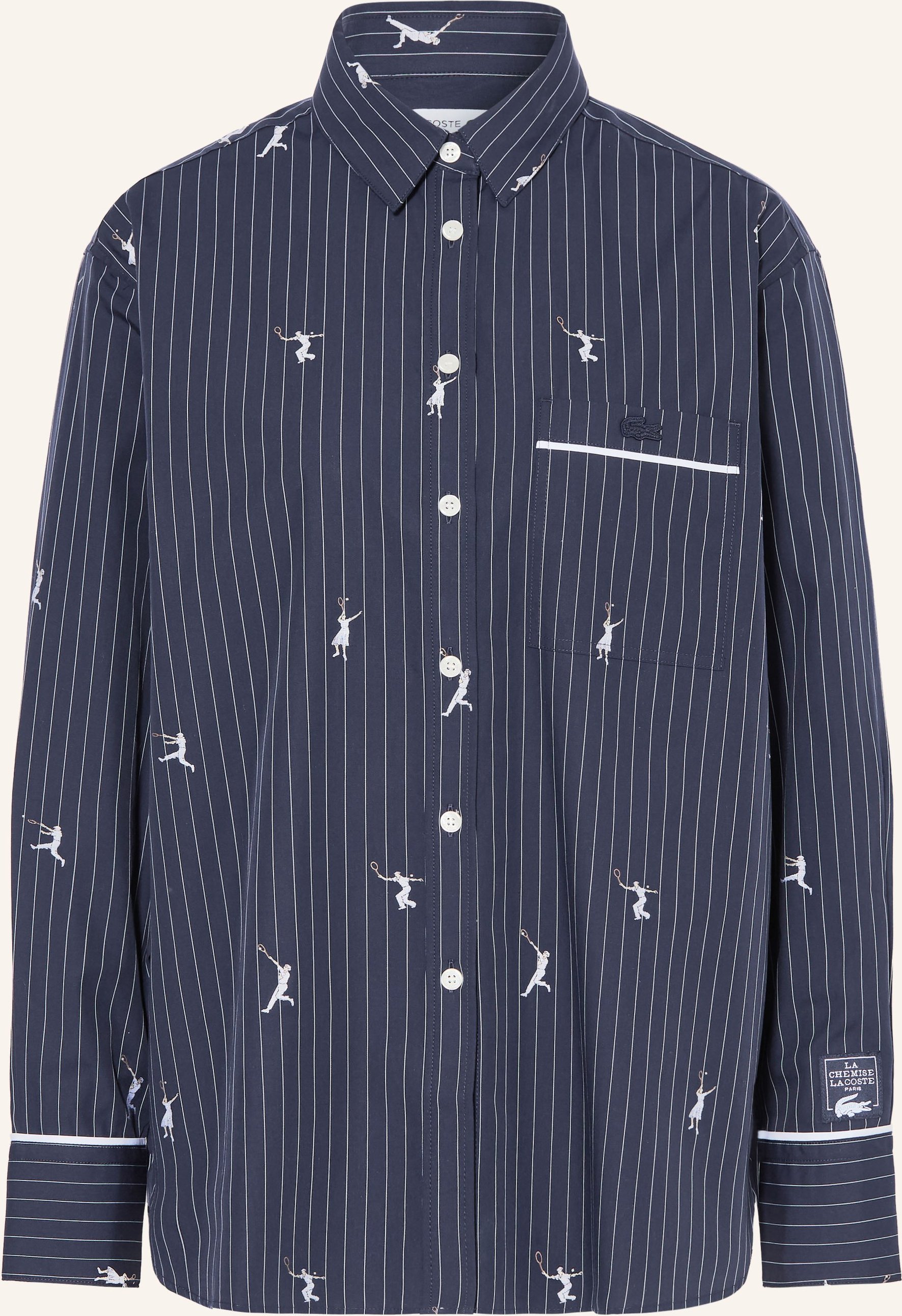 Lacoste Hemdbluse blau