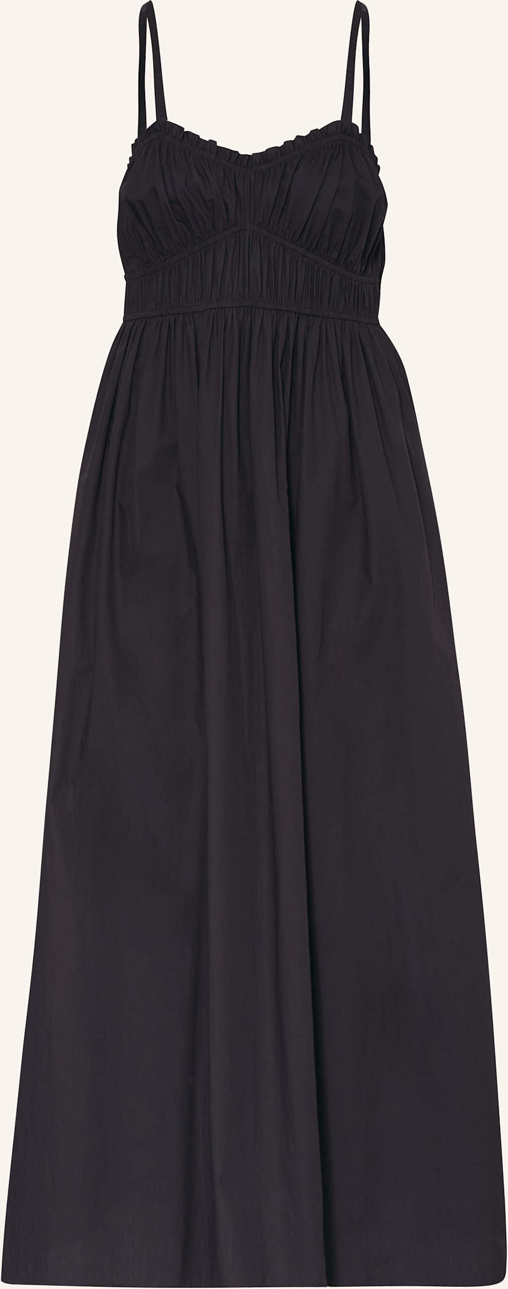 Boss Kleid Dalza Mit Rüschen schwarz