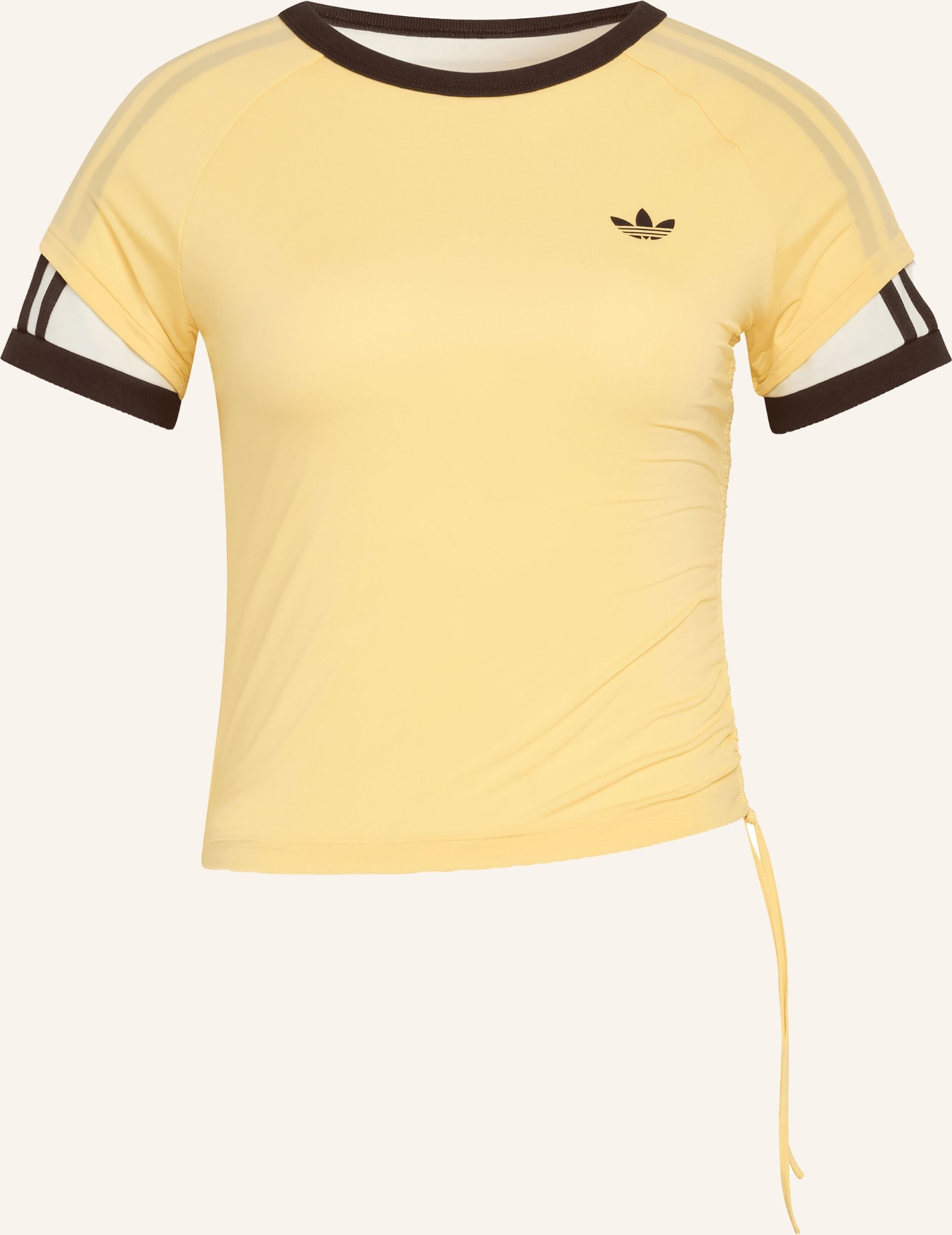 Adidas Originals T-Shirt Layered Calitee Im Materialmix weiss