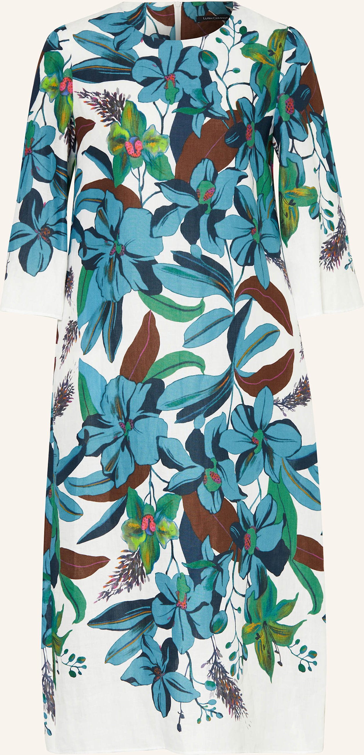 Thumbnail - Luisa Cerano Kleid Mit 3/4-Arm weiss