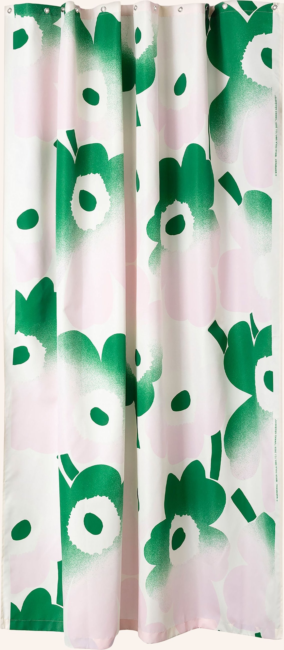 Marimekko Duschvorhang Unikko Häivähdys gruen