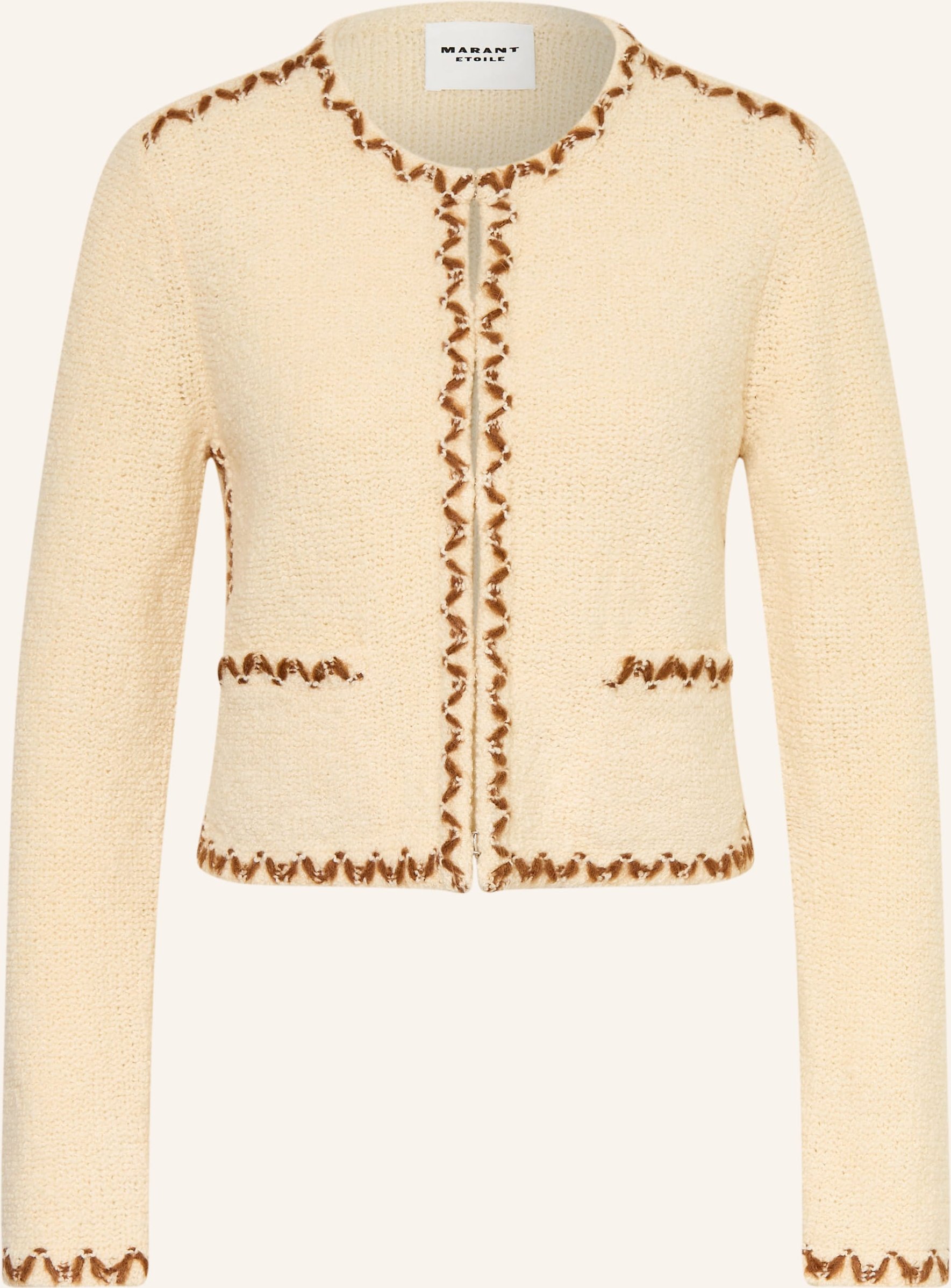 Marant Étoile Strickjacke Rochelle weiss