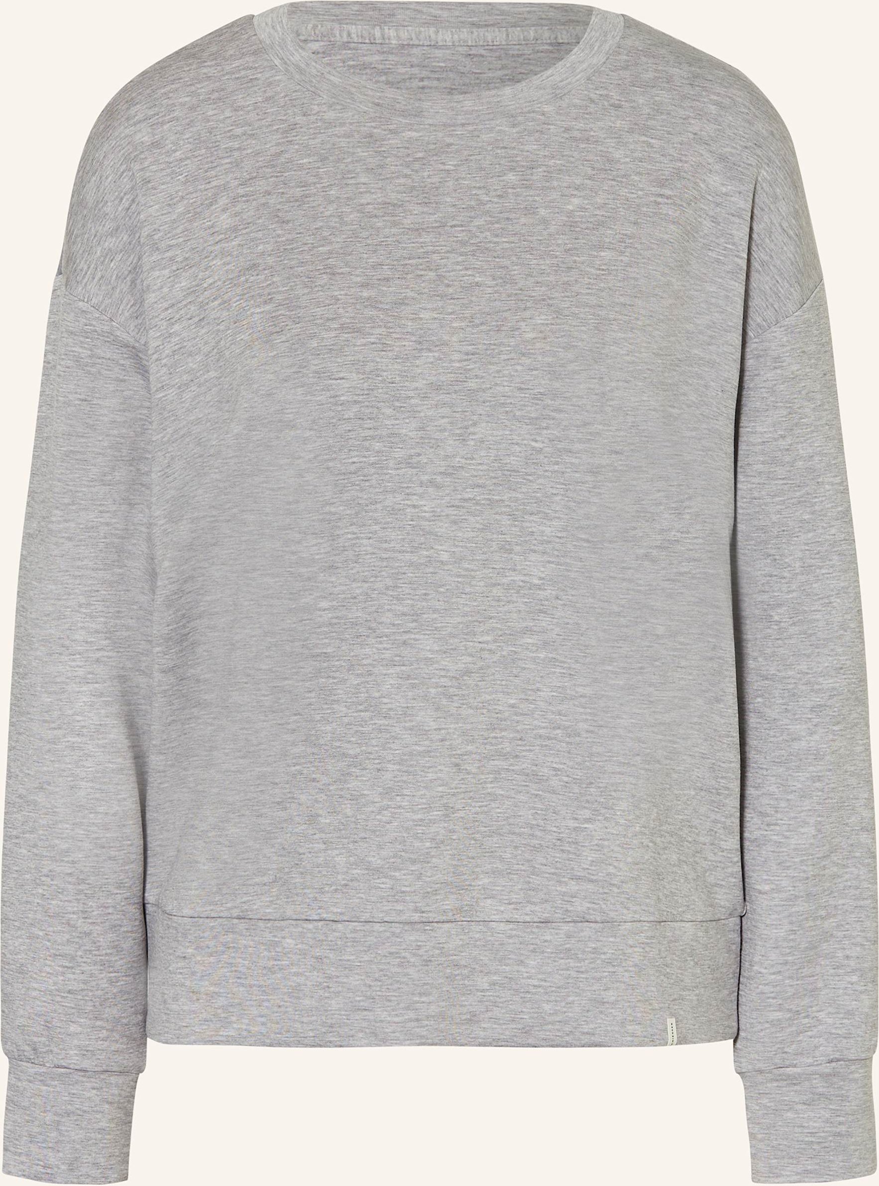 Schiesser Lounge-Sweatshirt Mix+Relax grau