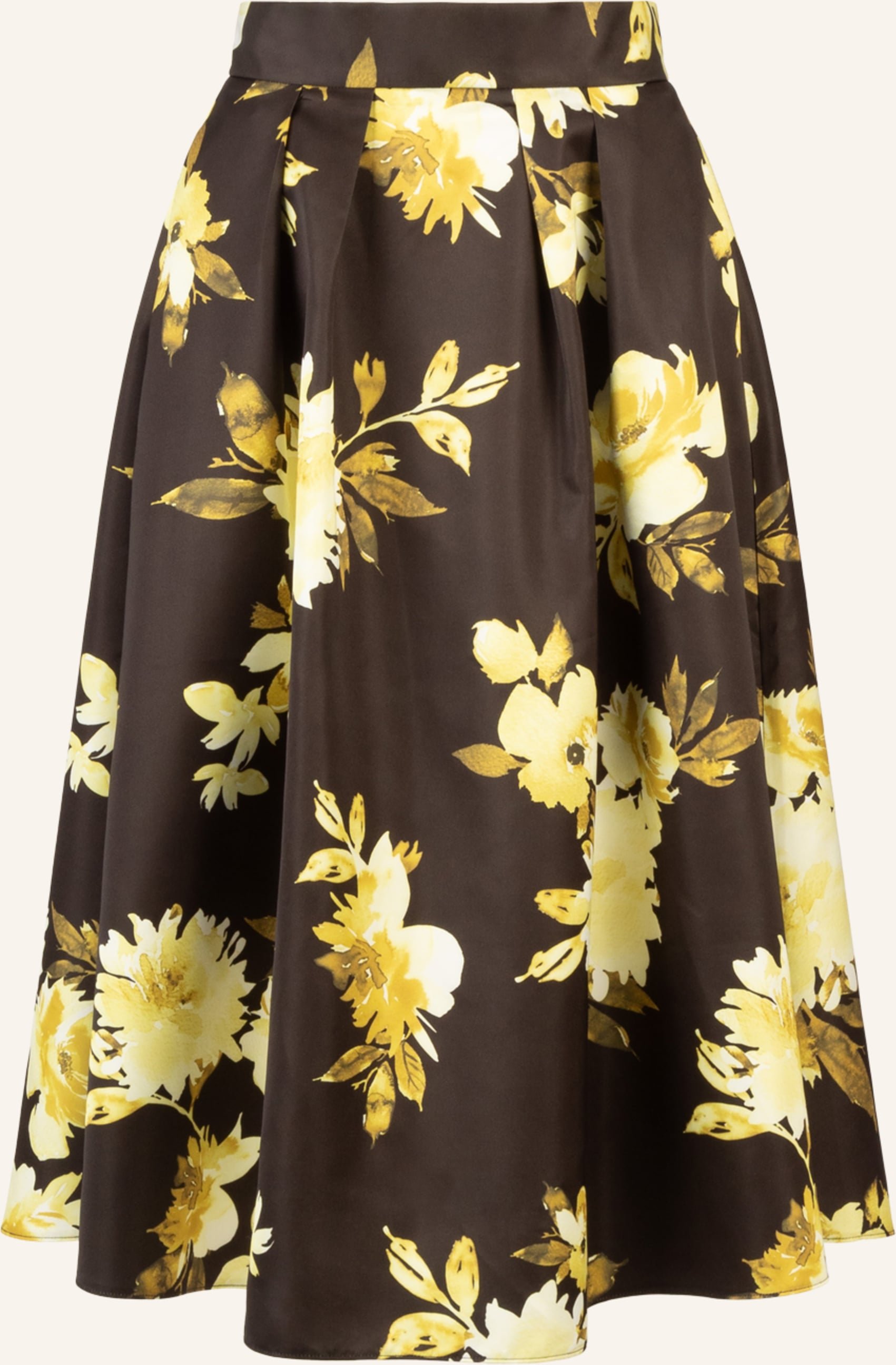 Apart Satinrock Bedruckt schwarz