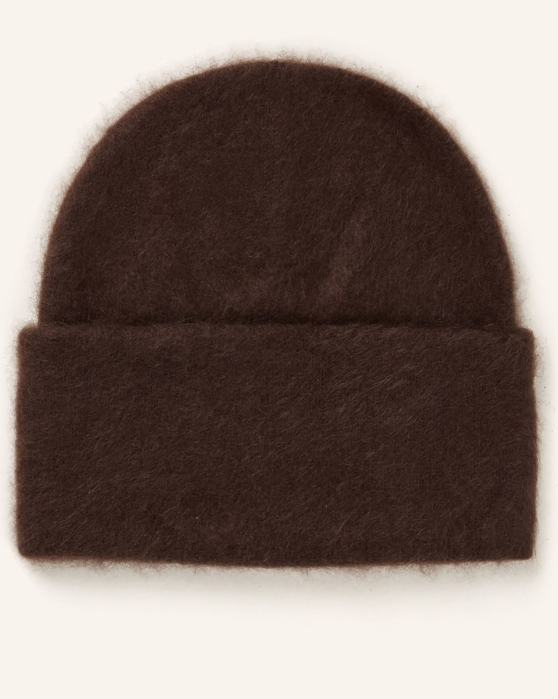 Soft Goat Cashmere-Mütze braun