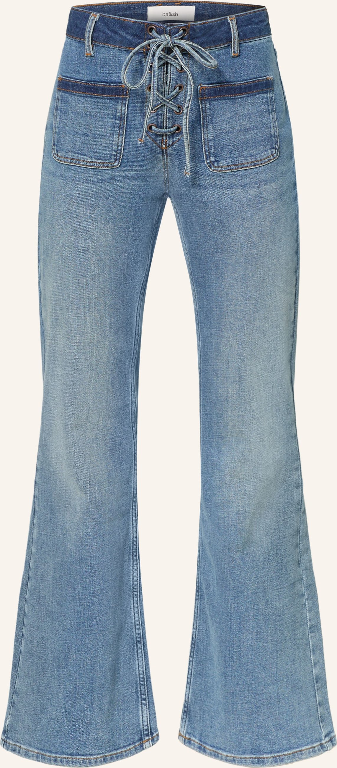 Ba&Sh Flared Jeans Rafa blau