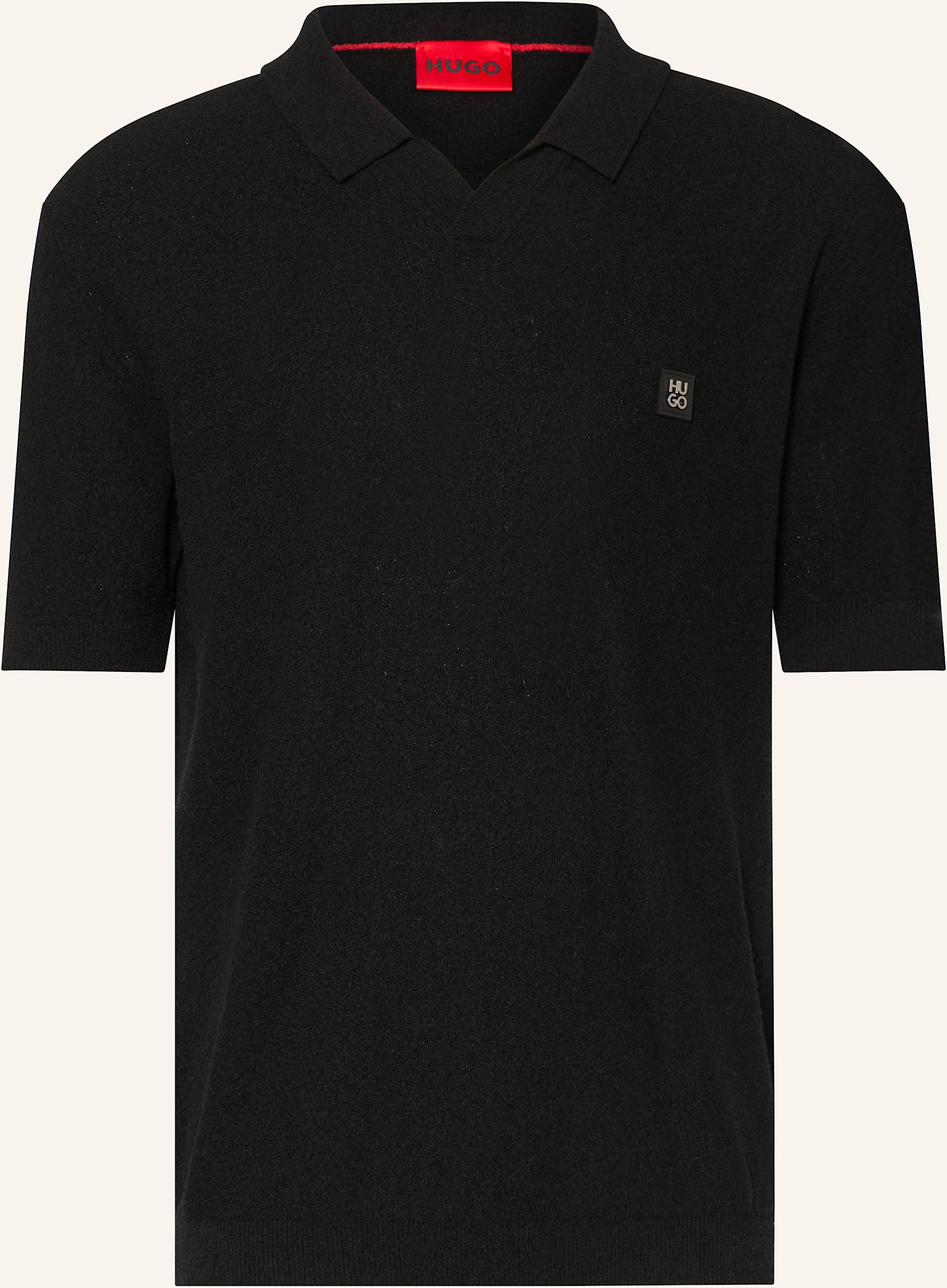 Hugo Poloshirt Shiplom schwarz