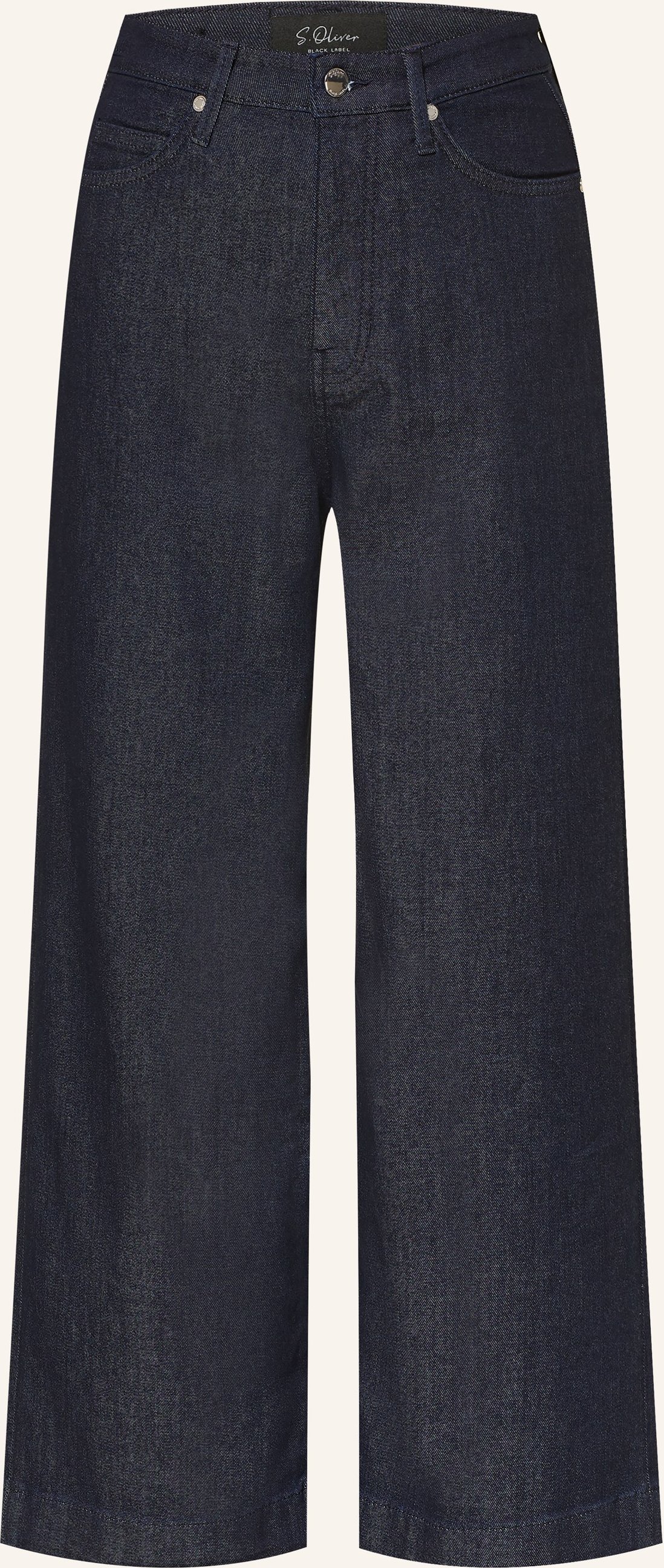 S.Oliver Black Label Jeans-Culotte Suri blau