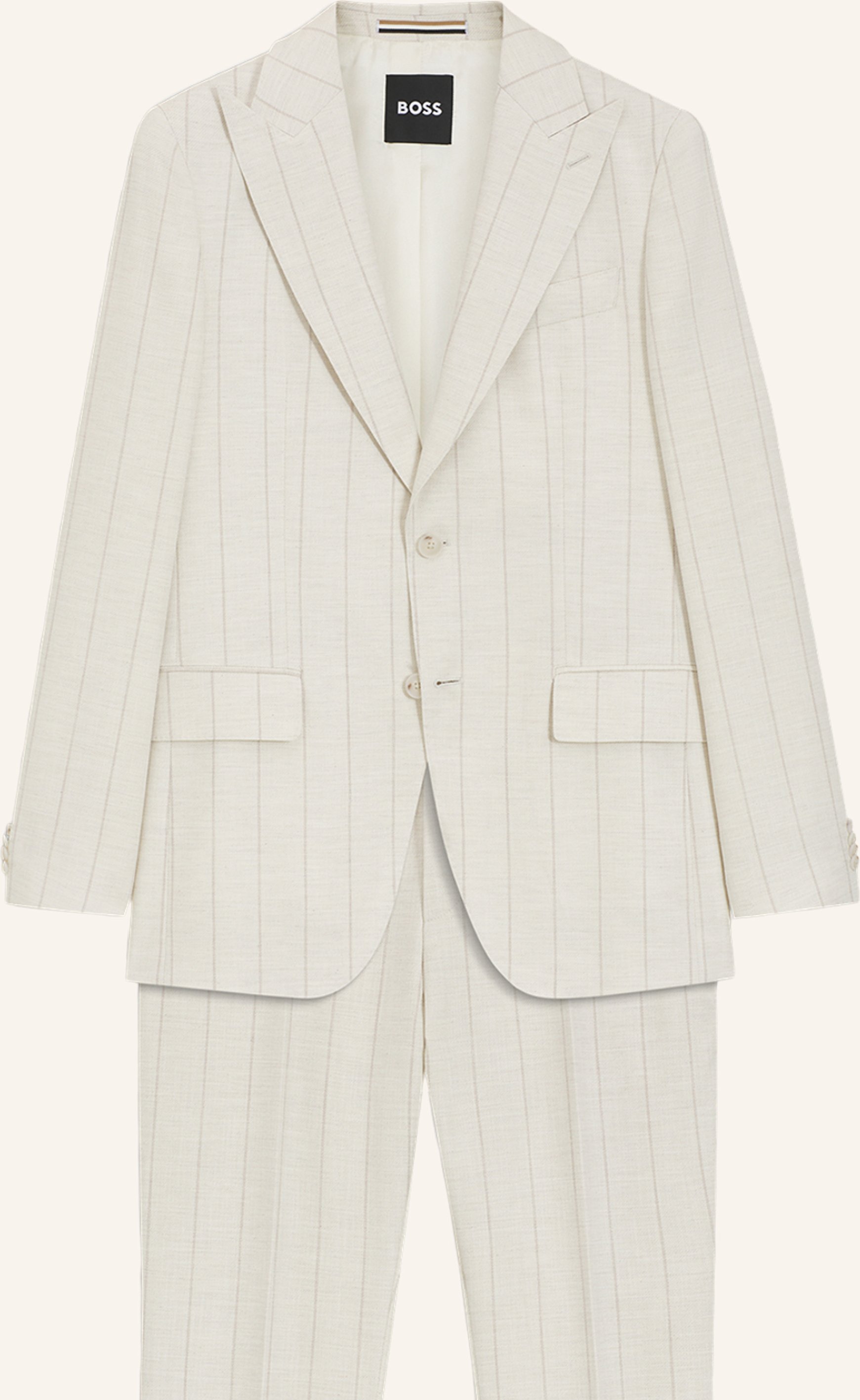 Boss Business Anzug C-Huge-2pcs-Pk-261 Slim Fit grau