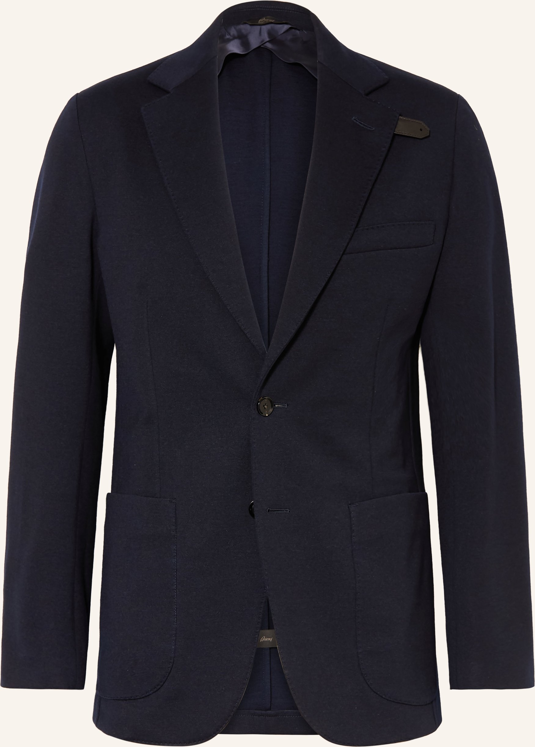 Brioni Jerseysakko Regular Fit blau