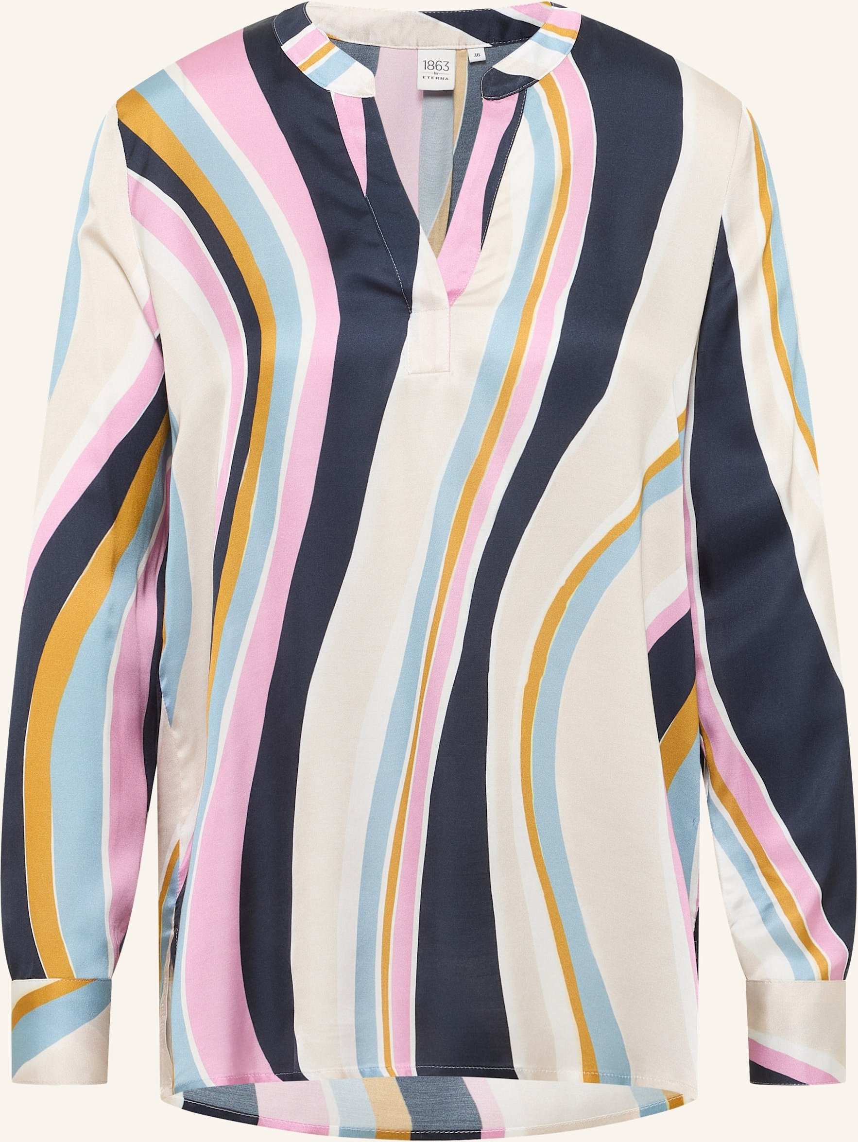 1863 By Eterna Bluse Loose Fit beige