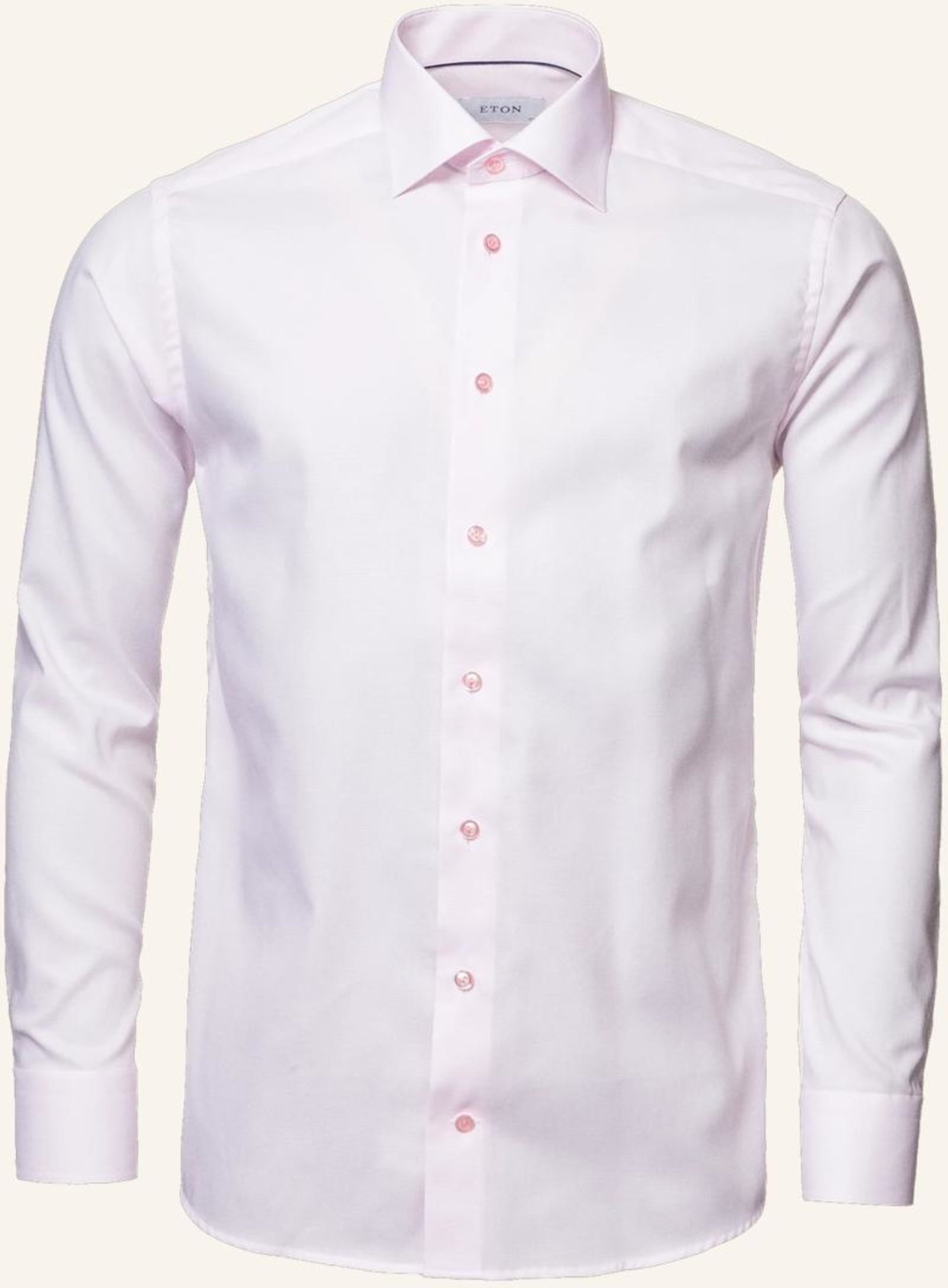 Eton Twill-Hemd Slim Fit pink