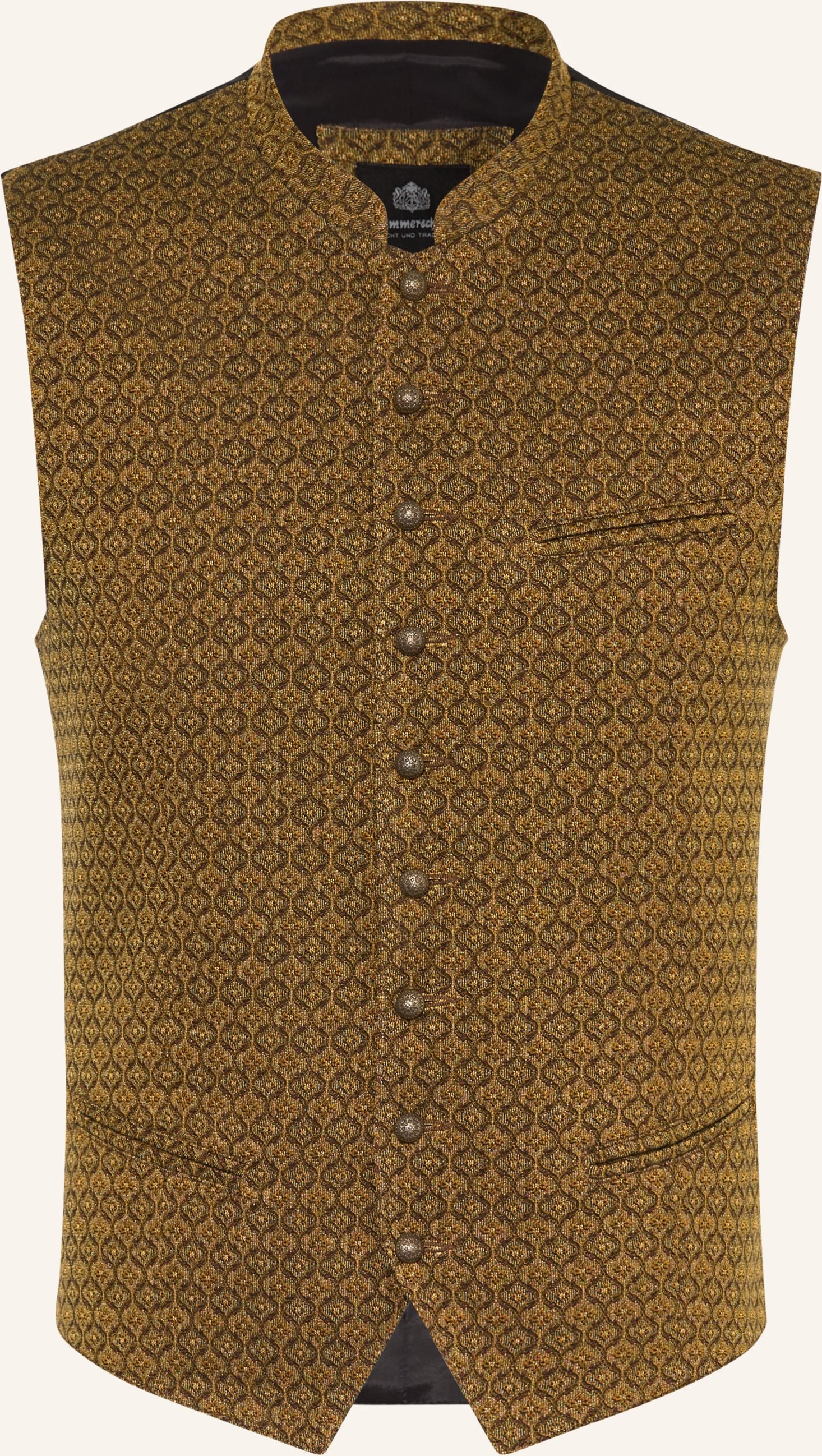 Hammerschmid Trachtenweste Xaver Slim Fit gelb