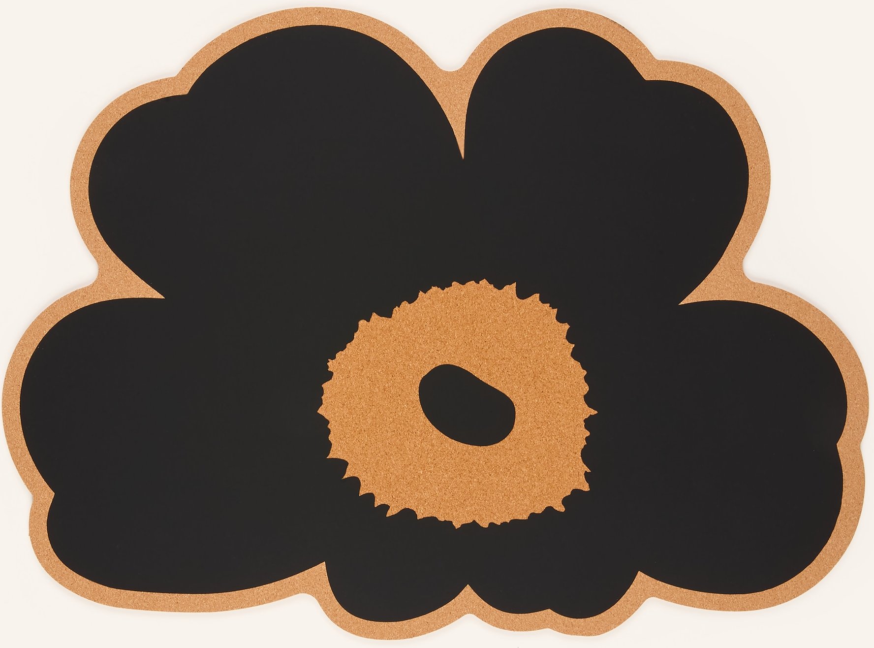 Marimekko Tischset Unikko schwarz