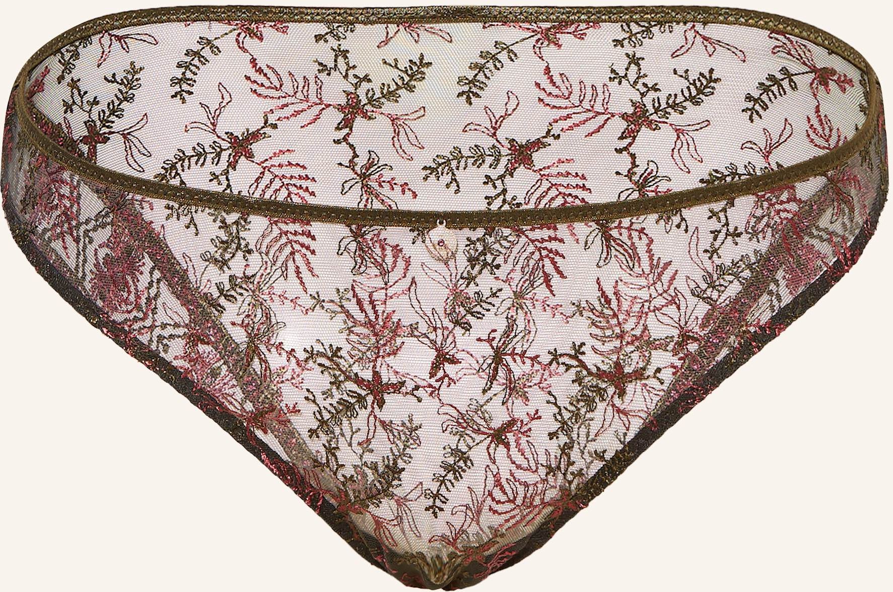 Aubade Slip Sound Of Heart Mit Glitzergarn gruen