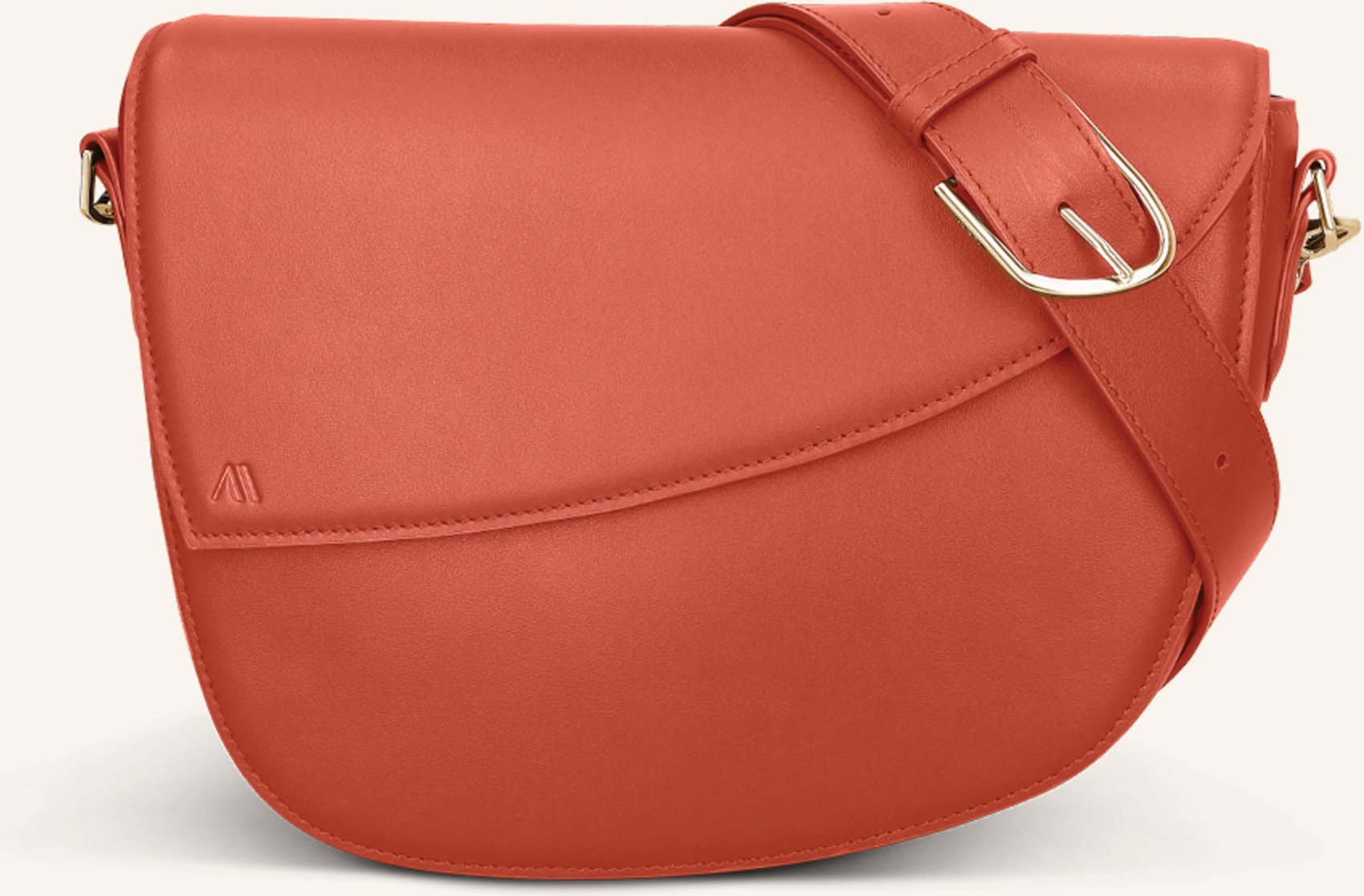 Kaai Umhängetasche Rebel Saddle braun